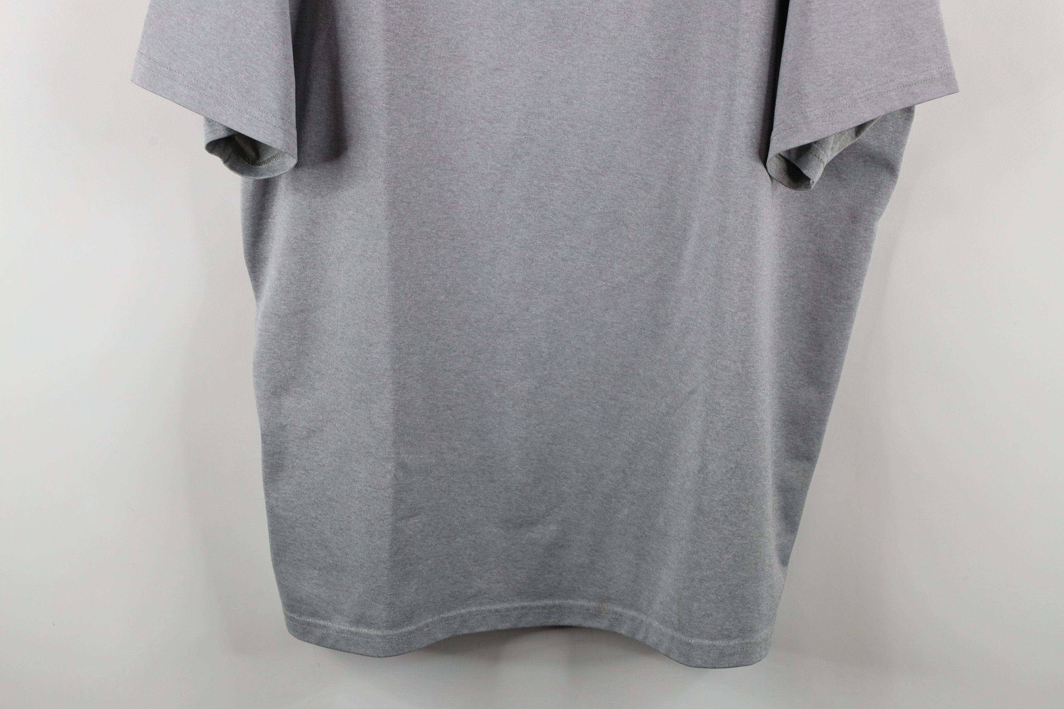 Nike × Vintage Vintage Nike Travis Scott Mini Swoosh T-Shirt Heather Gray Size US XXL / EU 58 / 5 - 3 Thumbnail