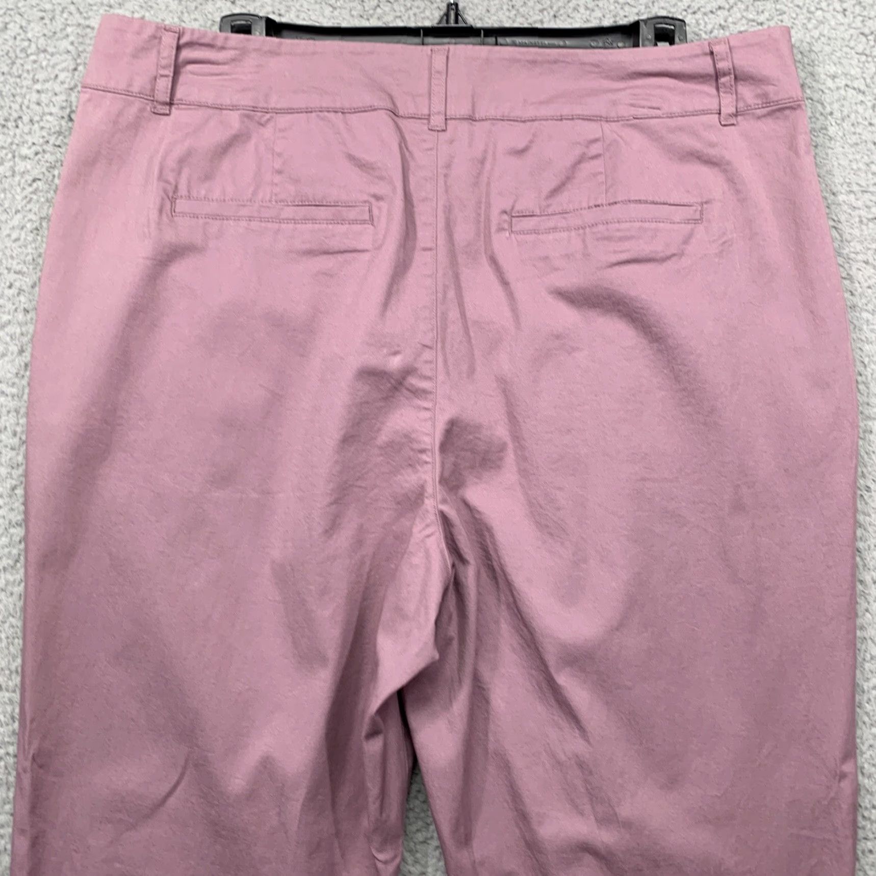 Vintage A New Day Womens Pants Size 16 High-Rise Relaxed Fit Tapered Ankle Lilac NWOT Size 38" / US 16 / IT 52 - 5 Thumbnail
