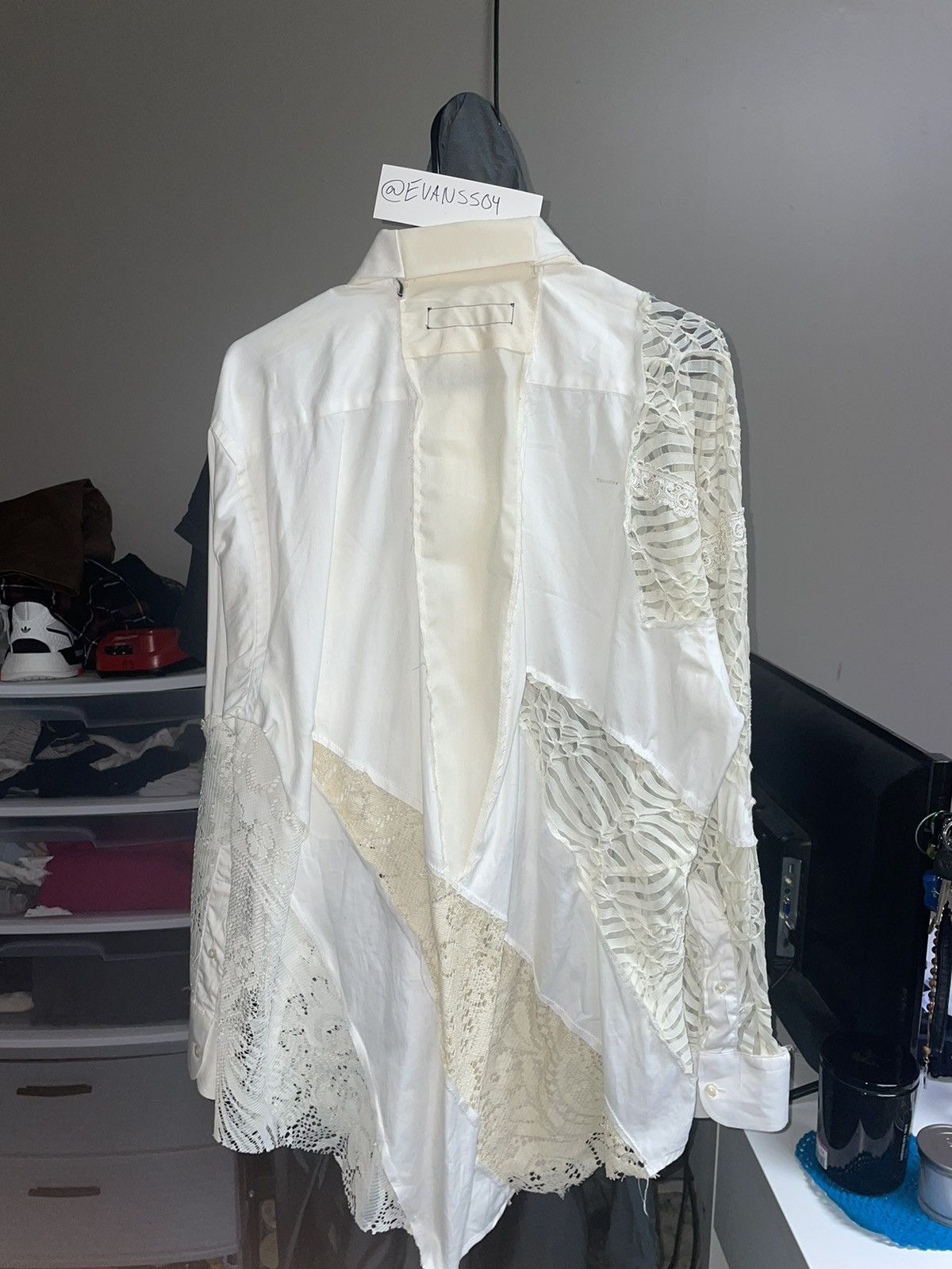 Designer 1/1 Cory Infinite Lace Collared Shirt SS2021 Size US L / EU 52-54 / 3 - 8 Thumbnail