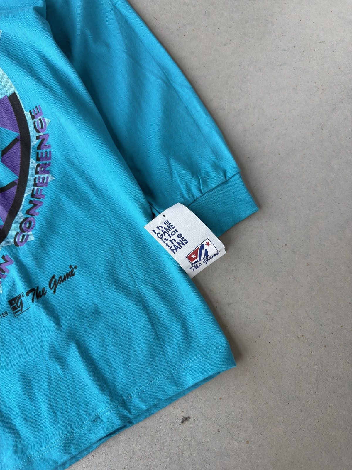Vintage Vintage 90s Charlotte Hornets The Game Long Sleeve T-Shirt Size US L / EU 52-54 / 3 - 5 Thumbnail