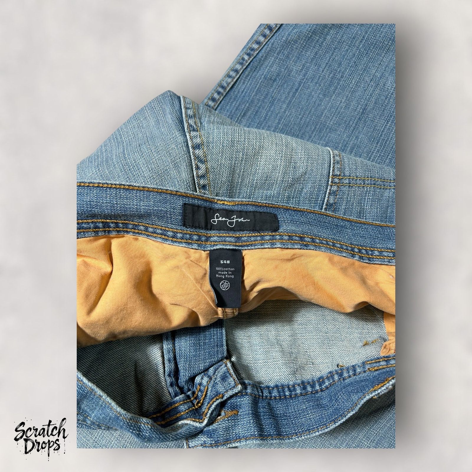 Sean John Sean John Men's Vintage Jeans W54 L32 Retro Denim Pants Big Size US 38 / EU 54 - 5 Thumbnail