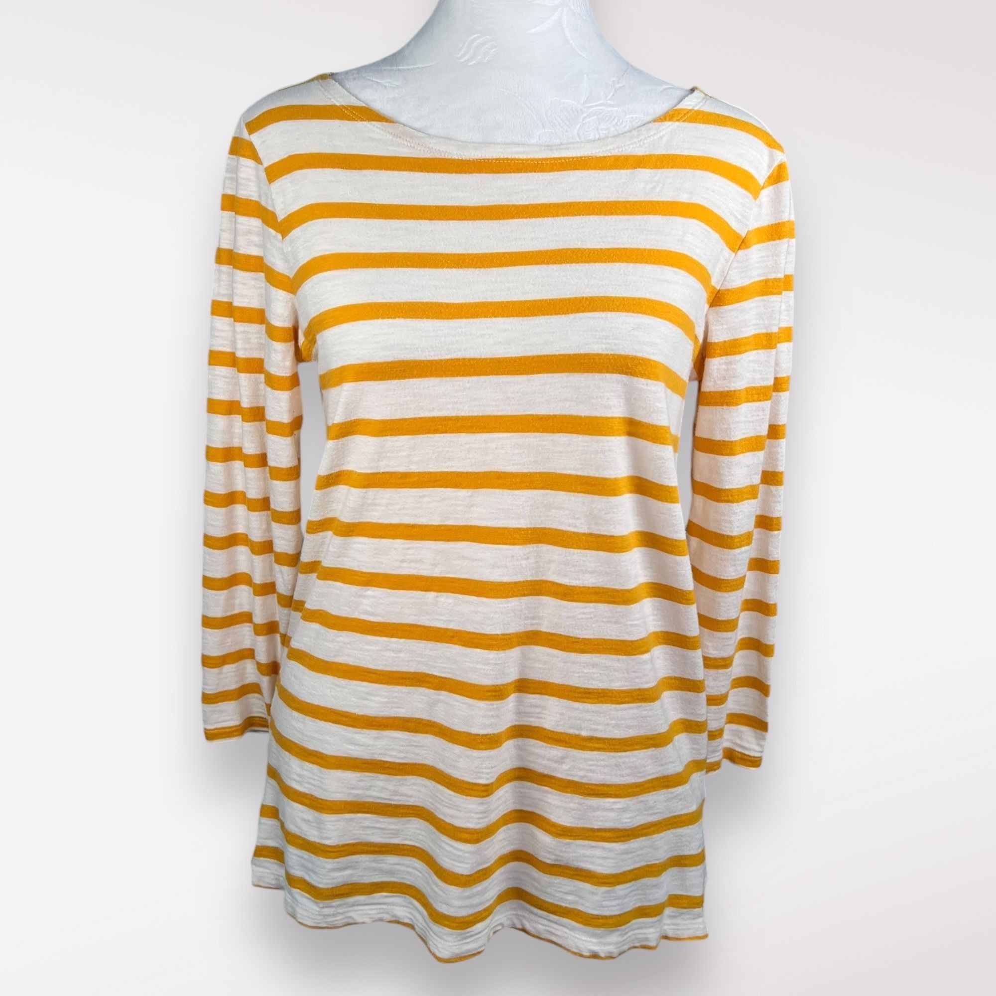 Old Navy Old Navy 3/4 Sleeve Shirt Striped Relaxed Fit XS Size XS / US 0-2 / IT 36-38 - 1 Thumbnail