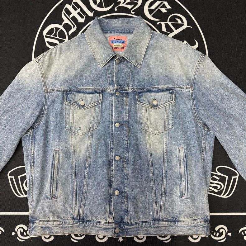 Acne Studios Acne Studios Washed blue denim jacket Size US XS / EU 42 / 0 - 1 Thumbnail