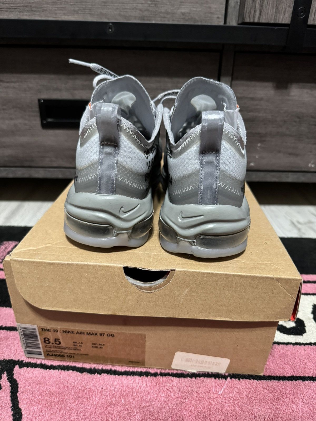Nike × Off-White Off white Nike Air max 97 Menta Size US 8.5 / EU 41-42 - 5 Thumbnail