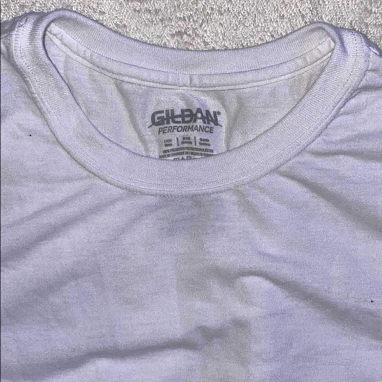 Gildan Gildan White Short Sleeve Crewneck T-Shirt | Sz L Size US L / EU 52-54 / 3 - 3 Thumbnail