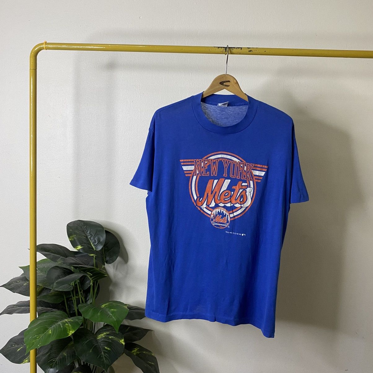MLB Vintage 1987 Trench New York Mets MLB Baseball Tee Size US L / EU 52-54 / 3 - 1 Thumbnail