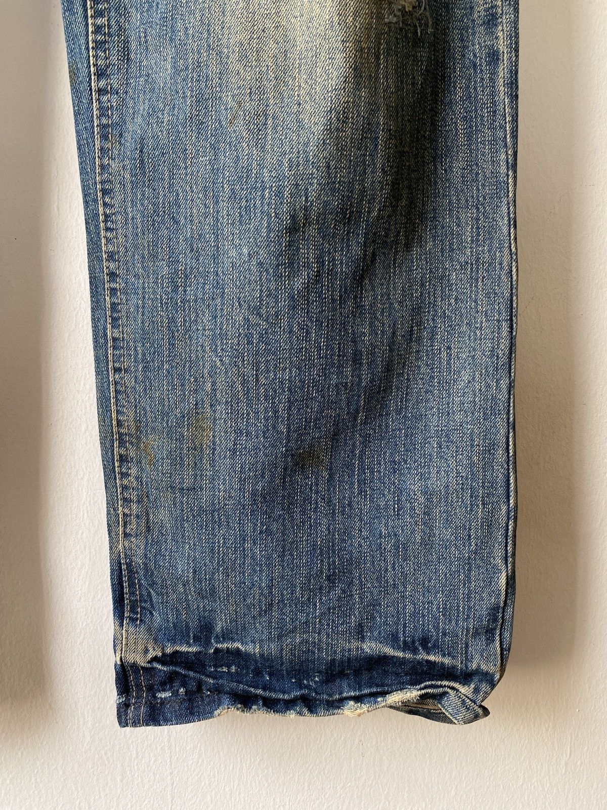 Japanese Brand Japanese Brand Global Work Distressed Denim Size US 32 / EU 48 - 5 Thumbnail