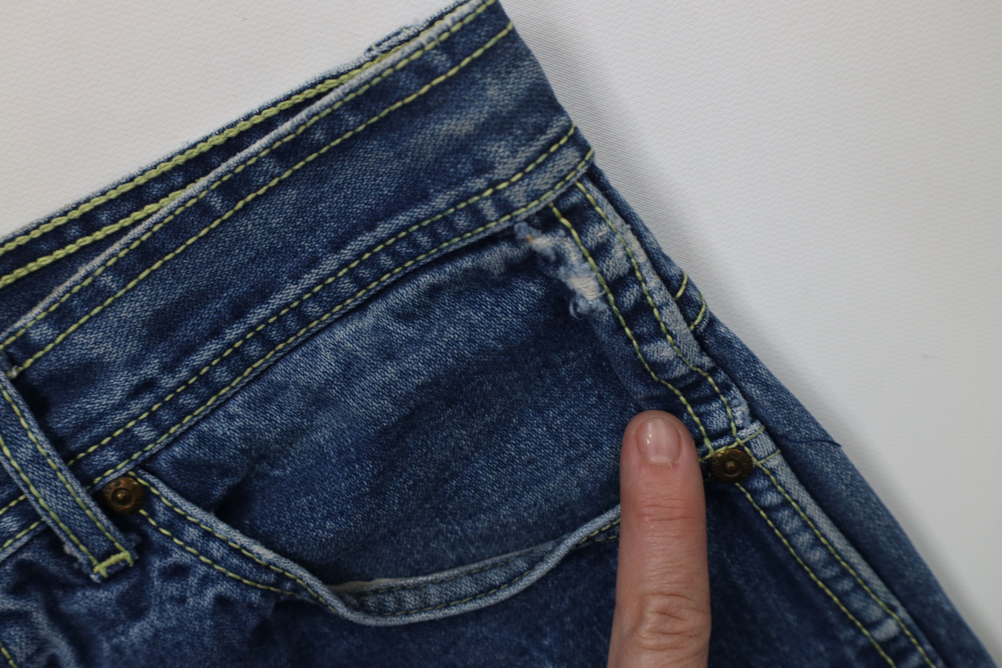Vintage Vintage 90s Streetwear Straight Leg Denim Jeans Blue Size 30" / US 8 / IT 44 - 8 Thumbnail
