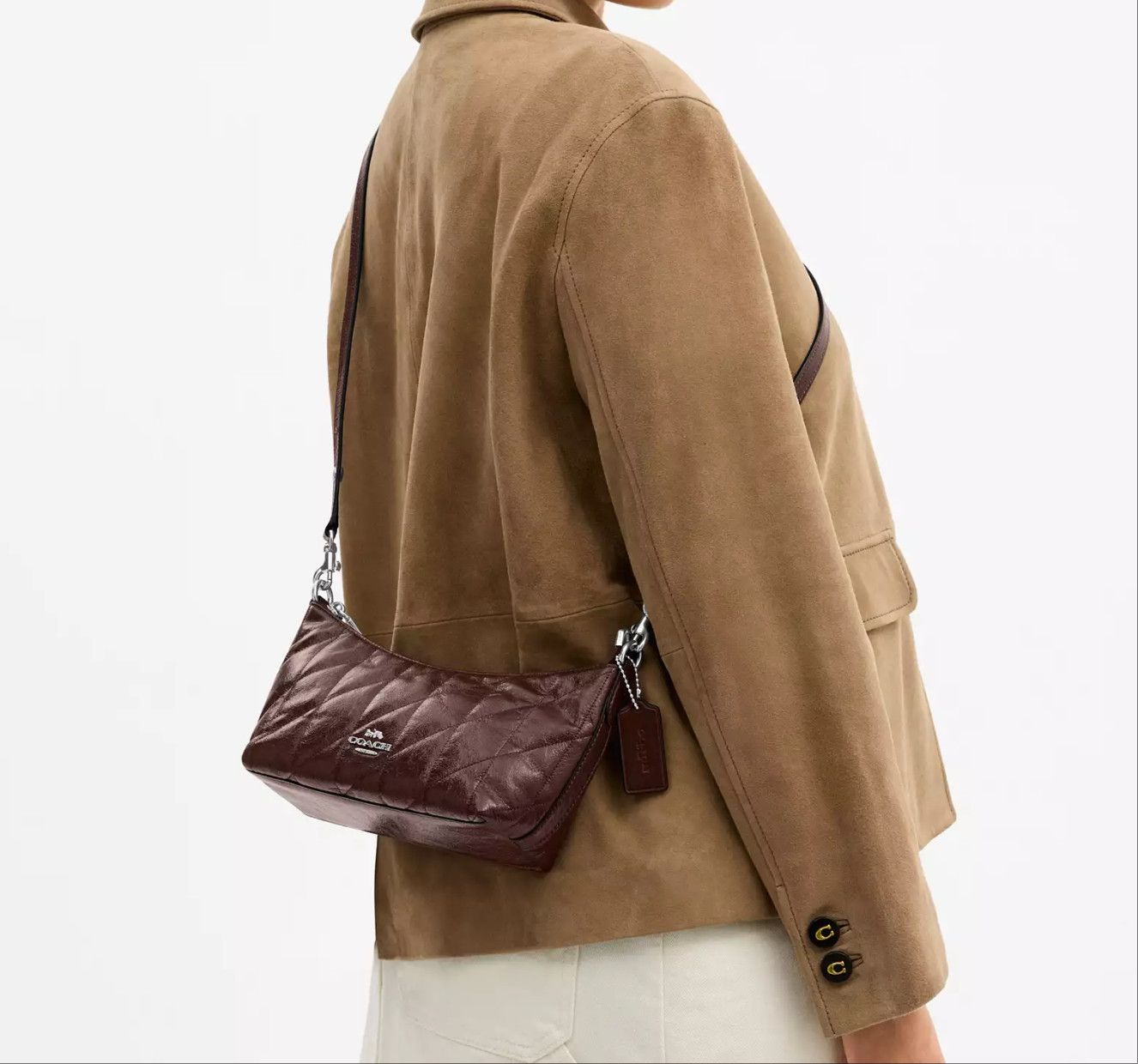Coach Caitlin Shoulder Bag With Quilting CDZ88 Size ONE SIZE - 6 Thumbnail
