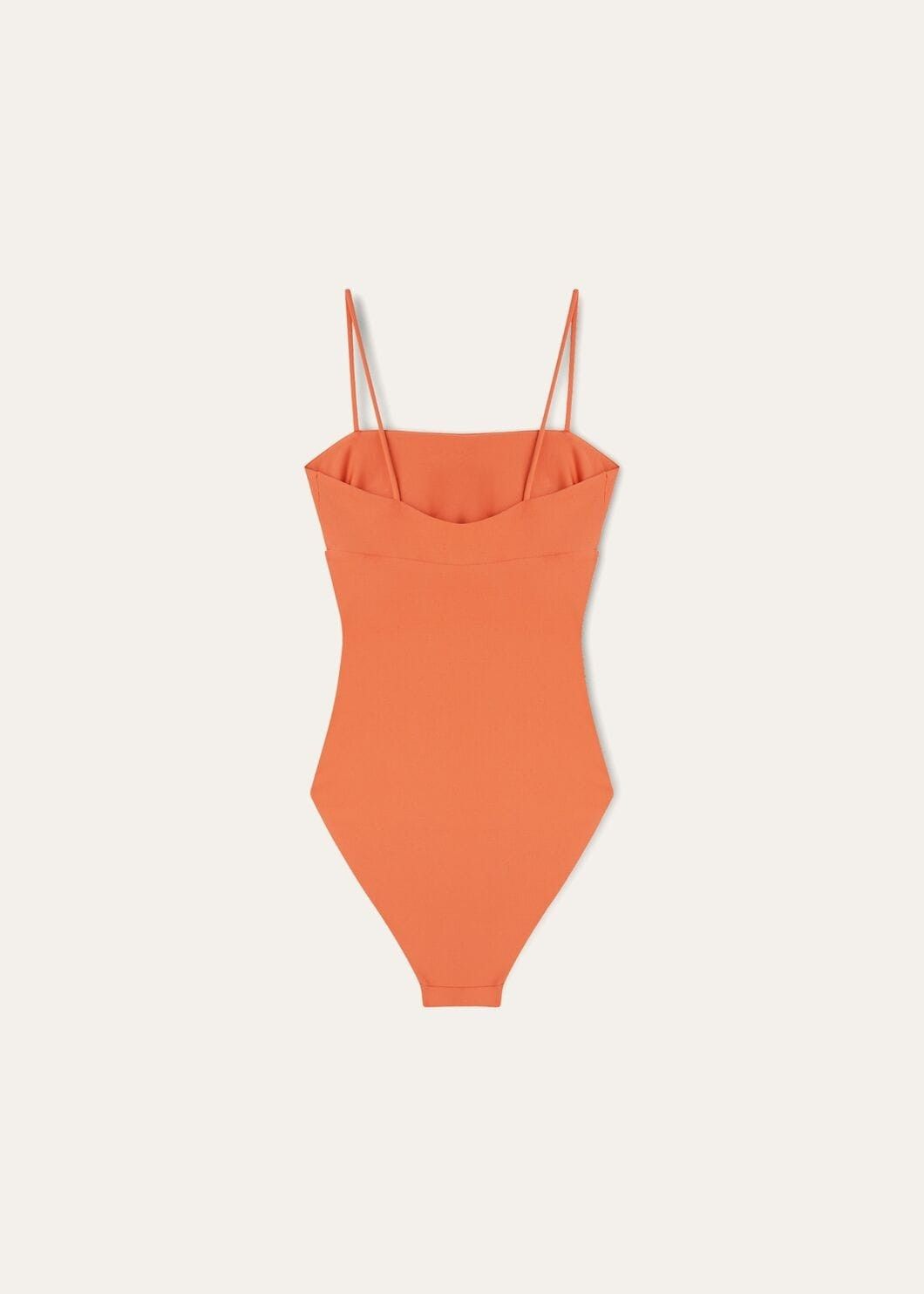 Loro Piana o1srvl11e0725 FAN3477 One-piece Swimsuit in Orange Size L / US 10 / IT 46 - 2 Thumbnail