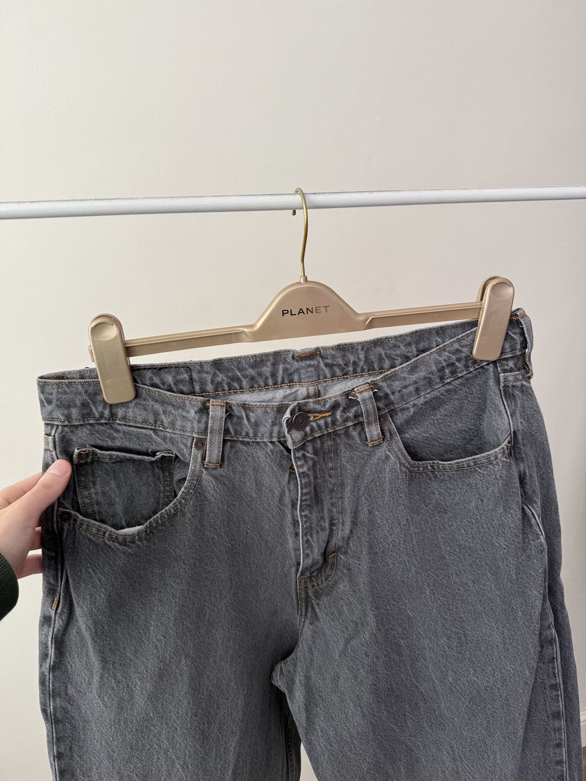 Levi's Vintage Levi’s Baggy Grey Denim Jeans W32 L32 Vintage Style Size US 32 / EU 48 - 4 Thumbnail
