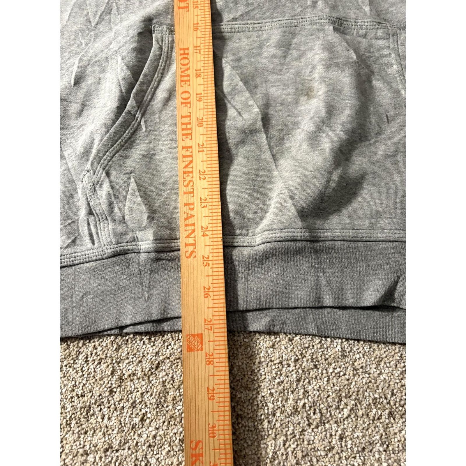 Nike Nike Hoodie Mens 2XL Gray Pullover Fleece Sweatshirt Swoosh Logo Kangaroo Pocket Crew Neck Long Sleeve Size US XXL / EU 58 / 5 - 6 Thumbnail
