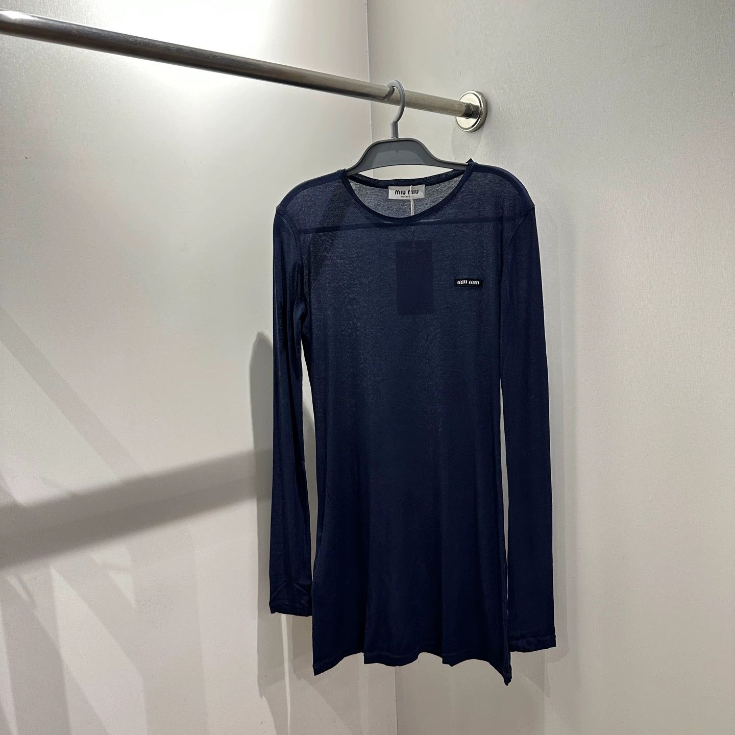 Miu Miu MIU MIU may515 Logo Letter Thin Cotton Base Layer M Size M / US 6-8 / IT 42-44 - 1 Thumbnail