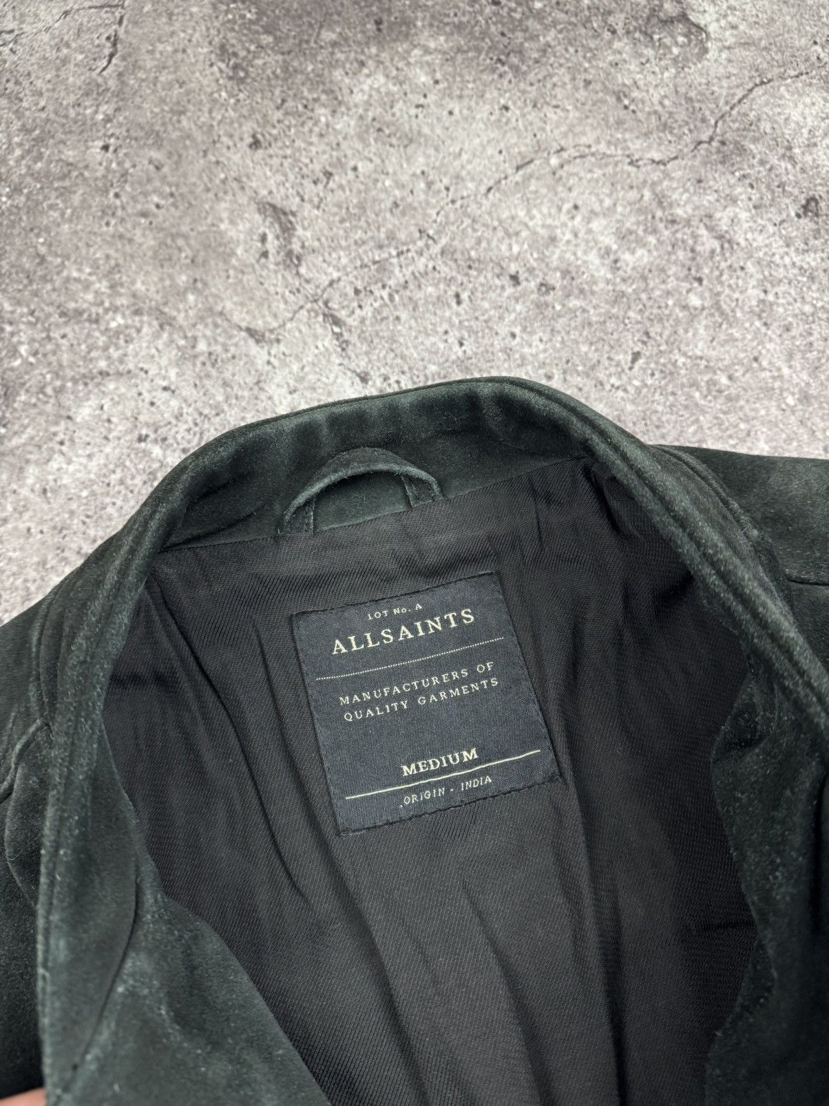 Allsaints Allsaints Suede Leather Bomber Jacket Size US M / EU 48-50 / 2 - 7 Thumbnail