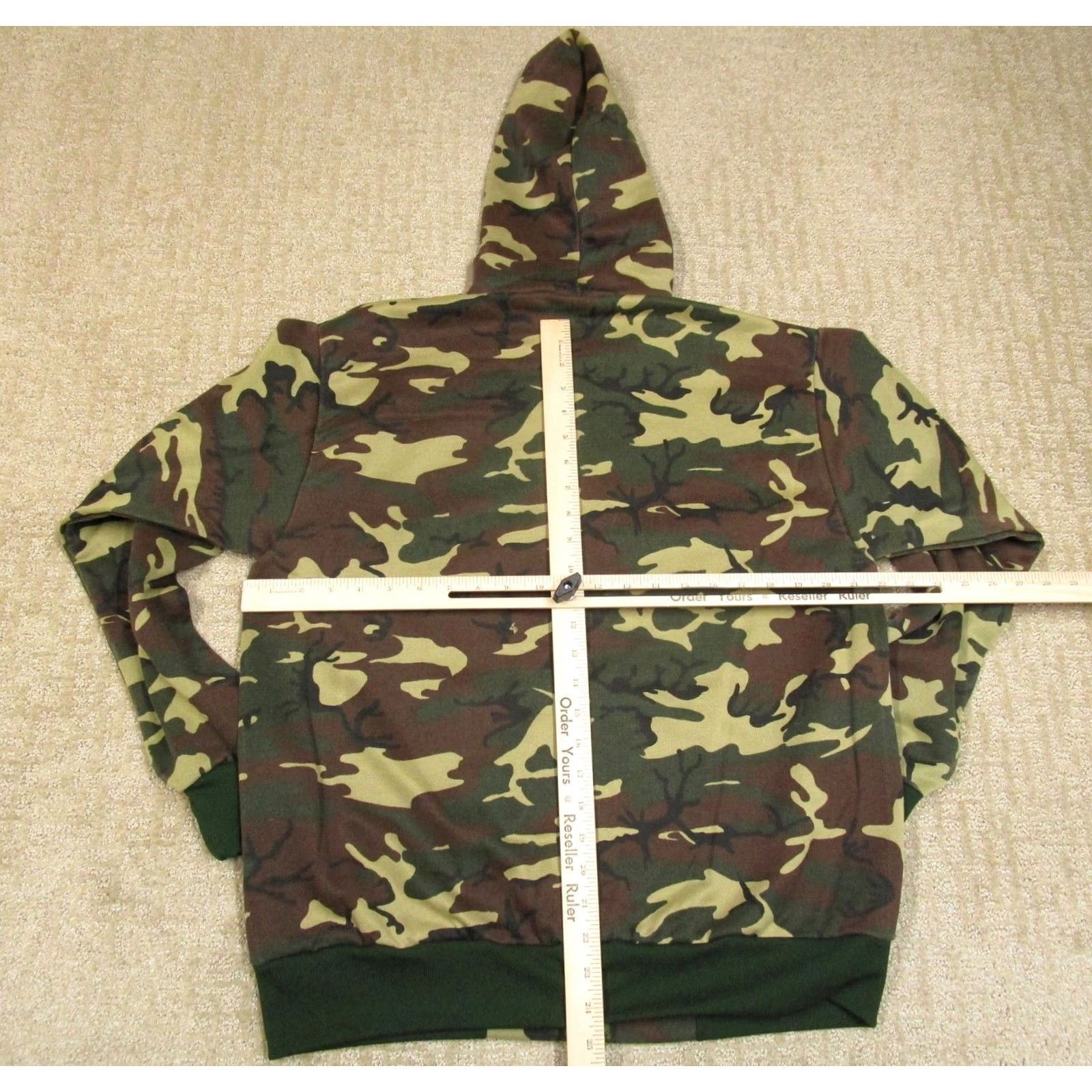 Vintage VINTAGE Sportswear Jacket Men L Green Camouflage Hooded Lightweight USA Made 90s Mens Size US L / EU 52-54 / 3 - 4 Thumbnail