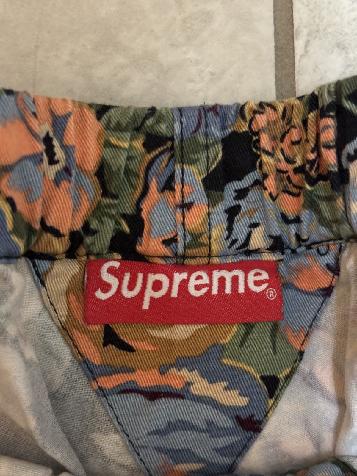 Supreme rare like new FW 2014 Supreme Floral Flower black pants Size US 30 / EU 46 - 9 Thumbnail