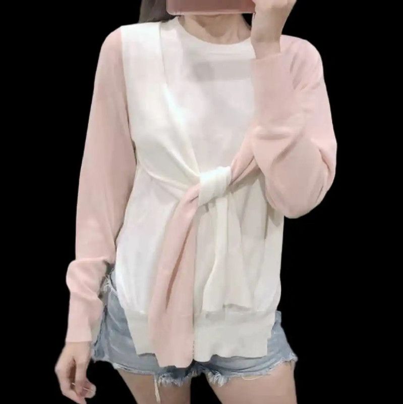 Loewe LOEWE Pink Cashmere Knit Top 0089 Size XS / US 0-2 / IT 36-38 - 1 Thumbnail