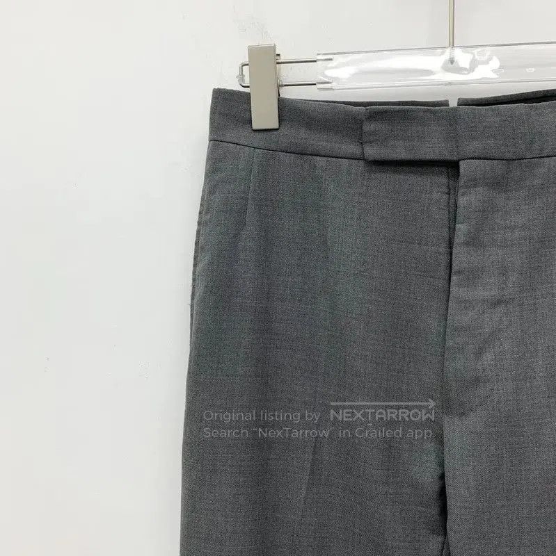 Thom Browne Thom Browne Men's Casual Wool Pants in Dark Gray . Size US 30 / EU 46 - 2 Thumbnail