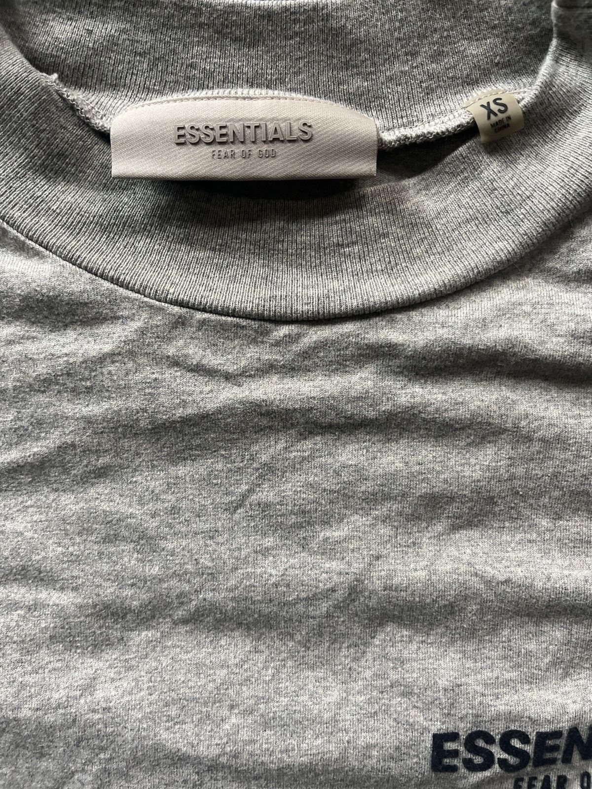 Essentials Essentials Fear of God Tee (Heather Grey) Size US XXS / EU 40 - 2 Thumbnail