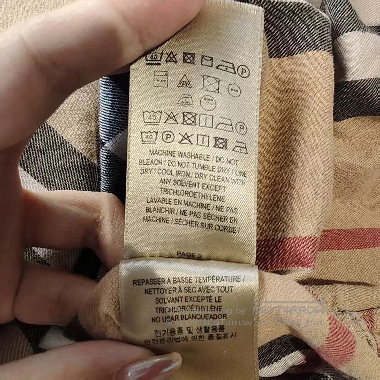 Burberry classic burberry check long sleeve shirt. Size US L / EU 52-54 / 3 - 6 Thumbnail