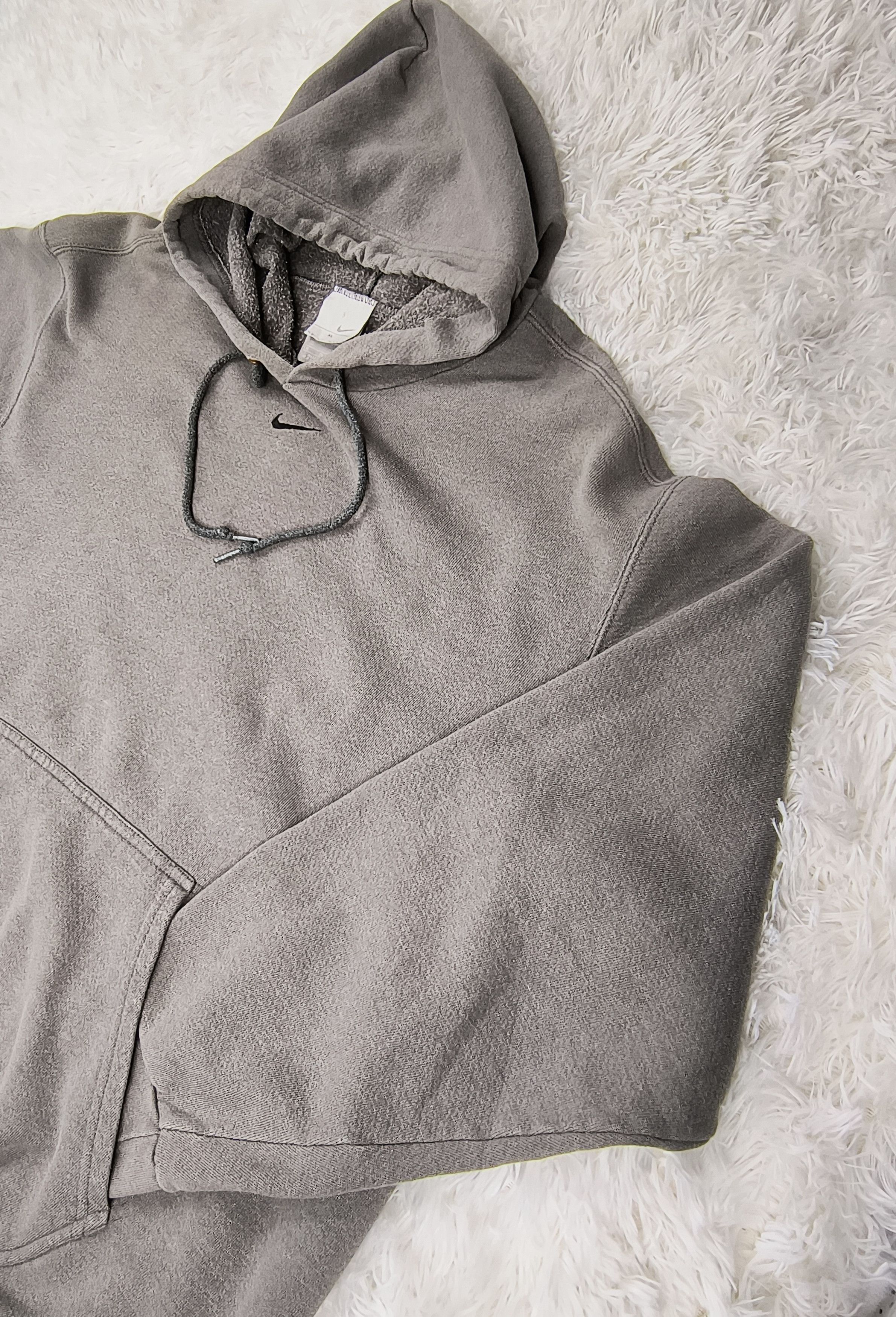 Nike Vintage Nike center swoosh hoodie sweatshirt Size US XL / EU 56 / 4 - 3 Thumbnail