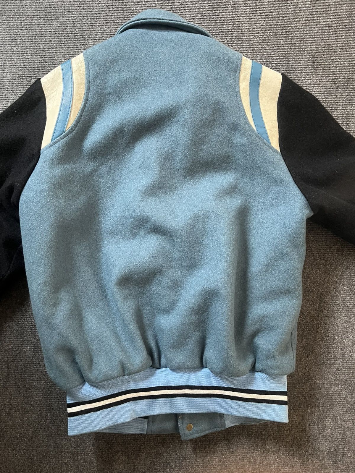 Vintage Blue vintage Varsity Jacket Size US M / EU 48-50 / 2 - 2 Thumbnail