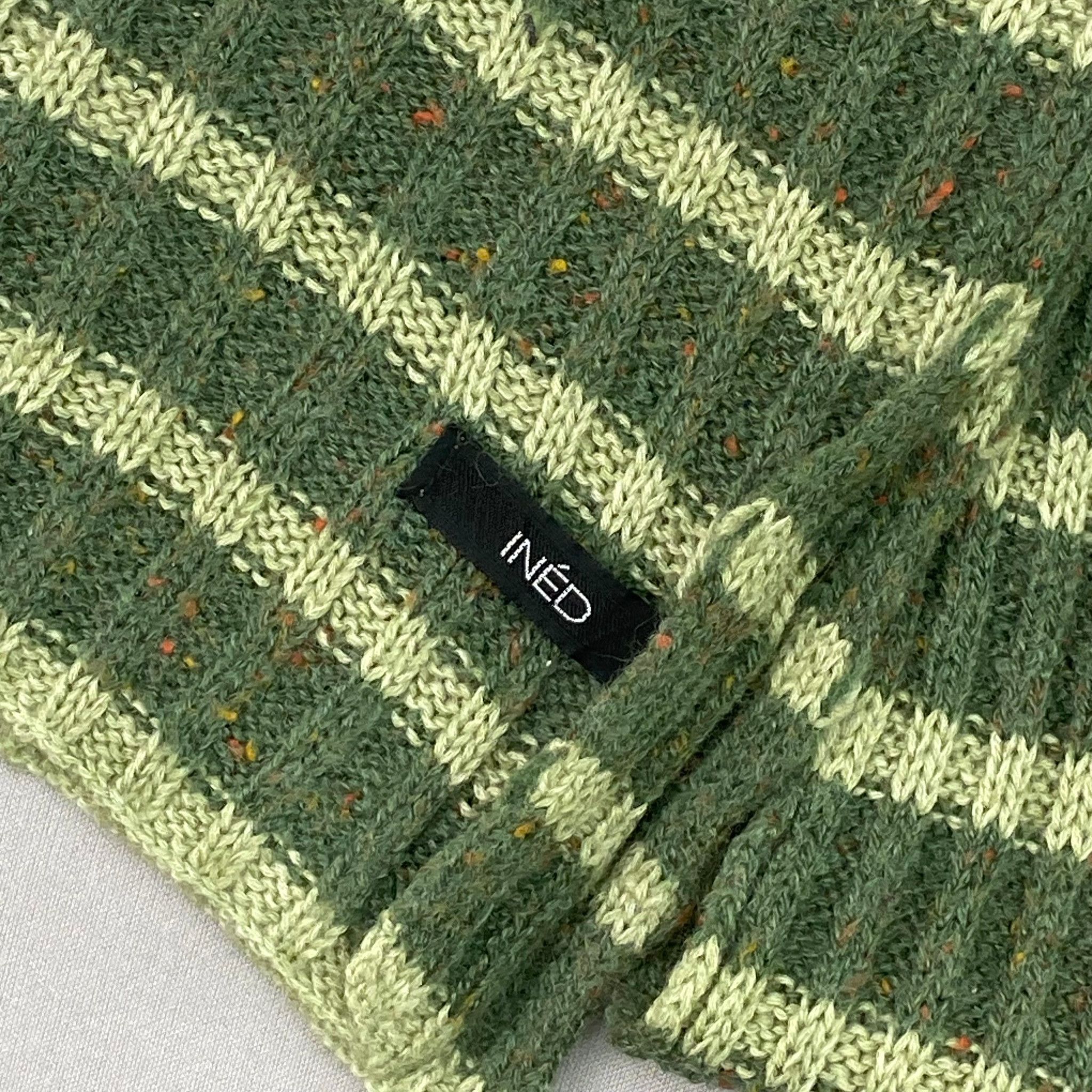 Yohji Yamamoto Vintage Ined Scarf Muffler Yohji Yamamoto Wool Knit Scarves Size ONE SIZE - 4 Thumbnail
