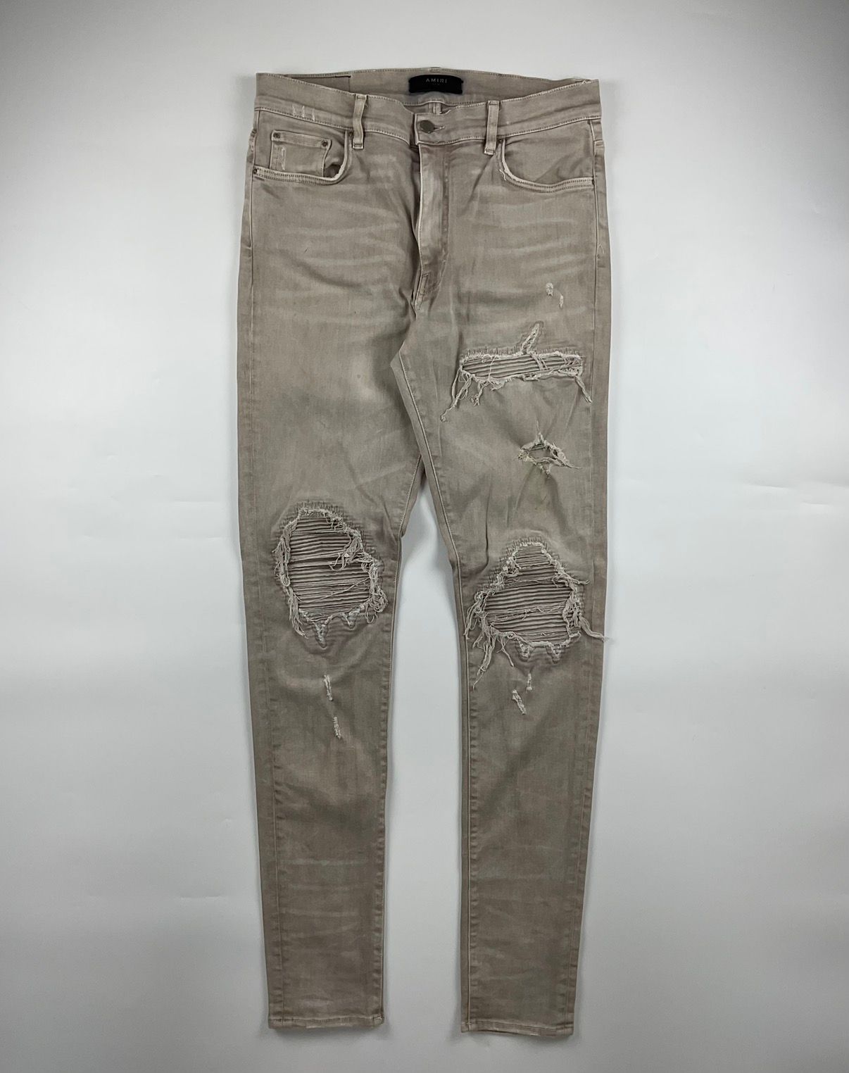 Pre-owned Amiri Mx1 Jeans In Denim