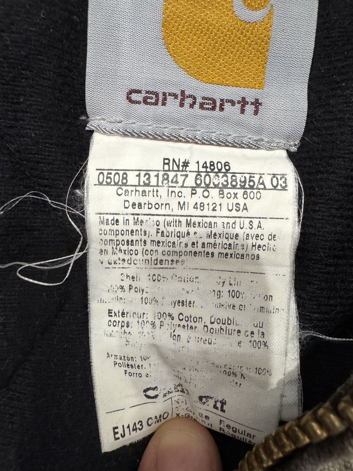 Carhartt Carhartt Active Jacket EJ143 CMO realtree usa vintage og Size US XL / EU 56 / 4 - 4 Thumbnail