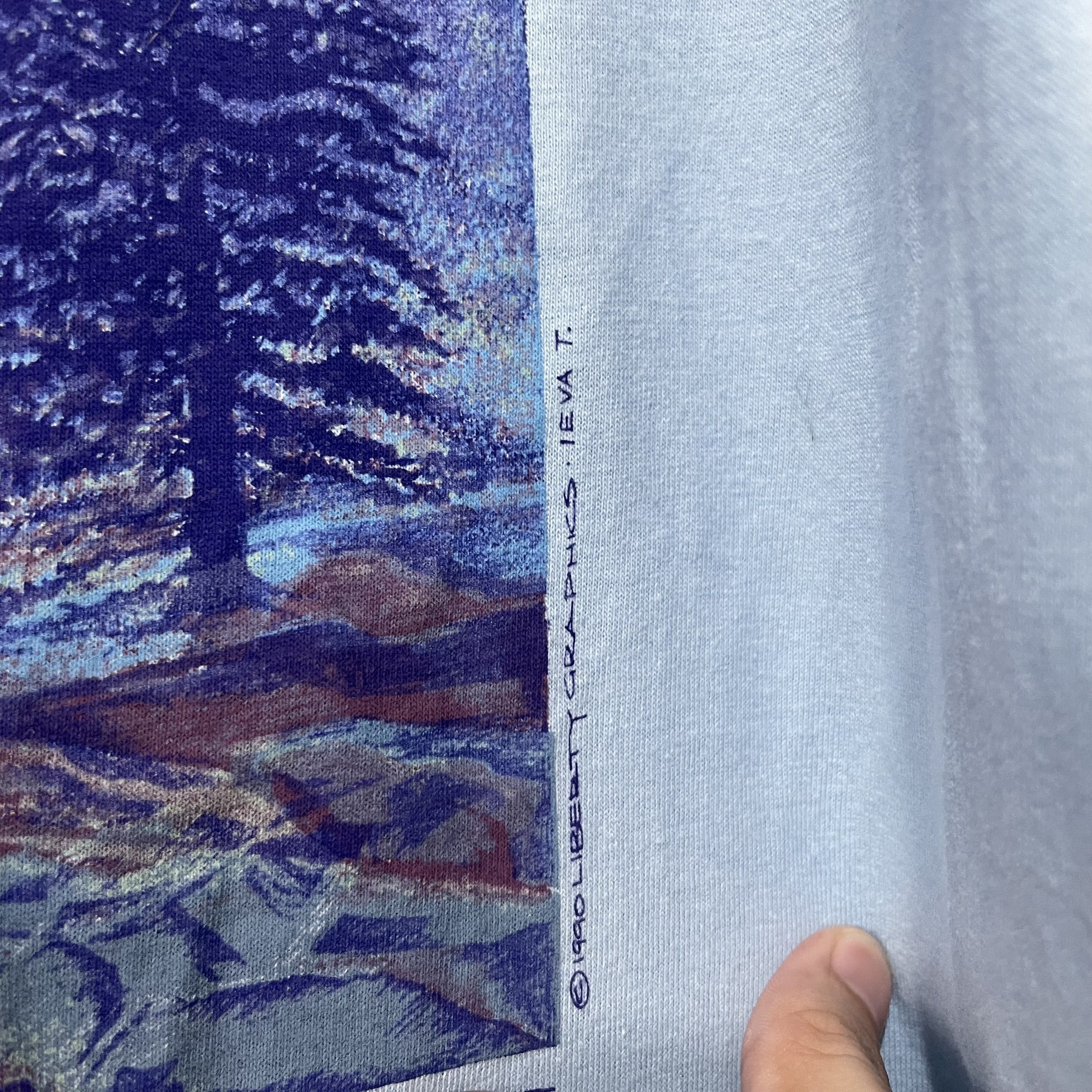 Vintage Vintage 90s Acadia National Park T-Shirt Size US L / EU 52-54 / 3 - 3 Thumbnail