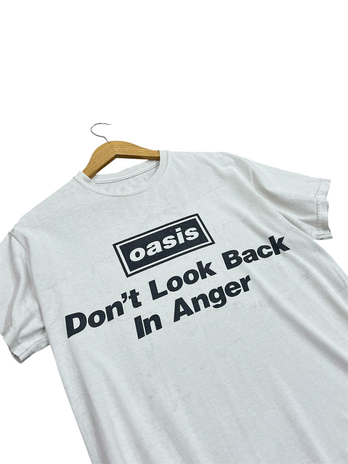 Band Tees × Japanese Brand × Vintage Oasis Band Lyrics Tee Size US M / EU 48-50 / 2 - 2 Thumbnail