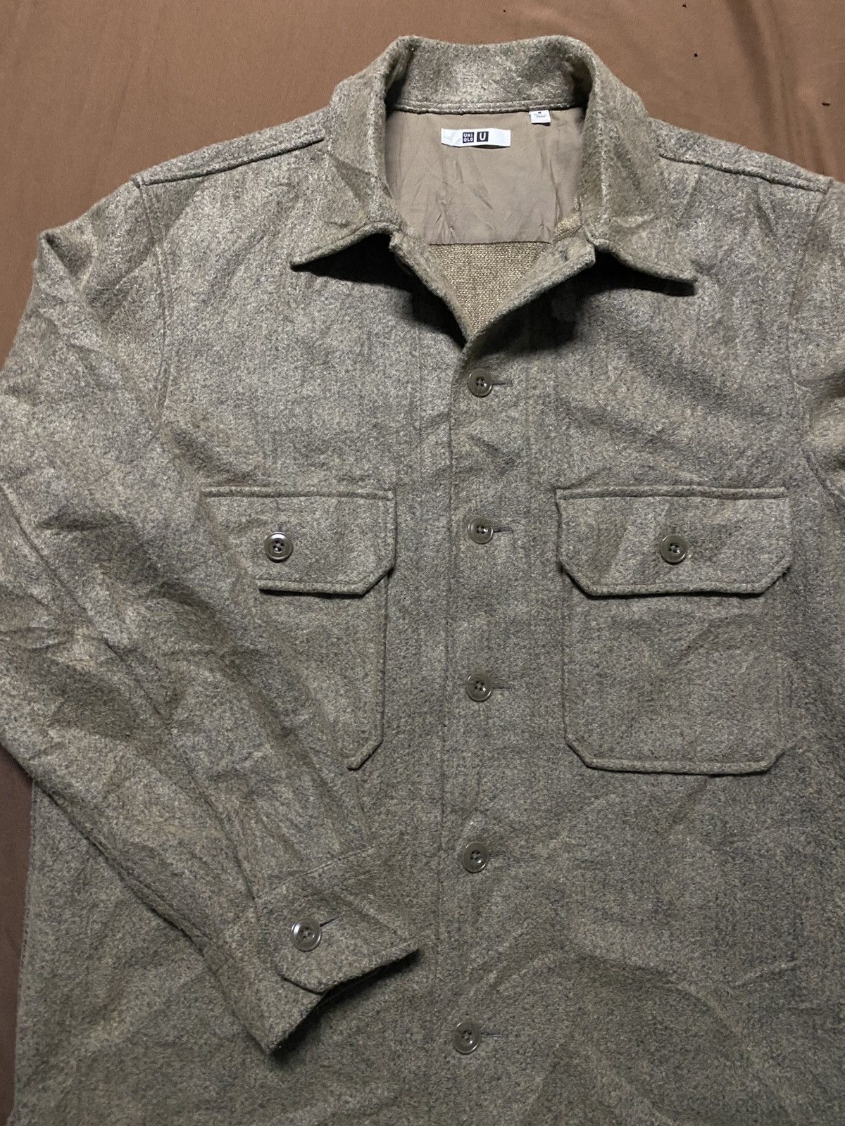Lemaire × Uniqlo ❗️OFFER❗️Uniqlo U Lemaire Two Pocket Wool Shirt Jacket Size US M / EU 48-50 / 2 - 4 Thumbnail