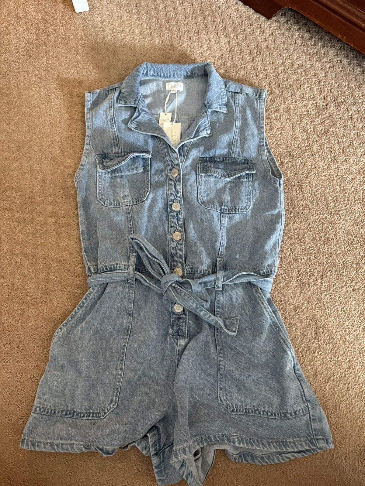 Z Supply Dash Twill Romper Size S / US 4 / IT 40 - 1 Thumbnail
