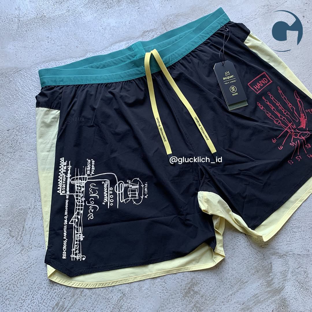 Roark Roark, Run Amok x Jean Michel Basquiat Alta 5” Short Size US 34 / EU 50 - 4 Thumbnail