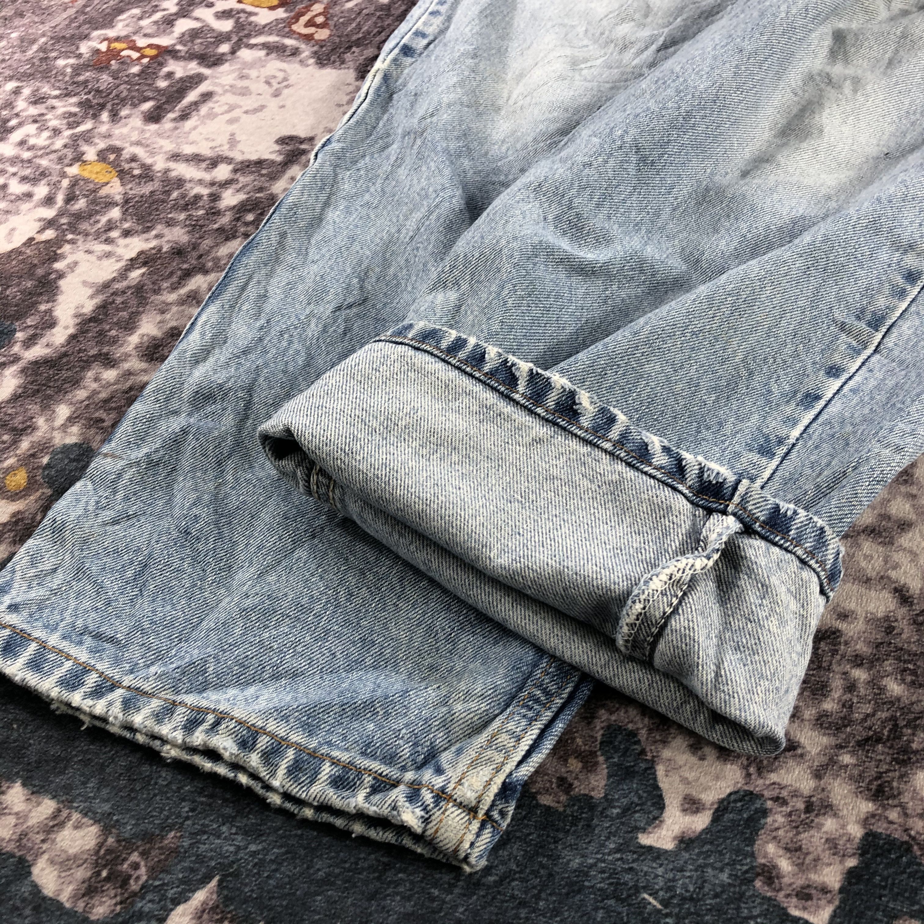 Levi's × Vintage 90s Vintage Blue Wash Levis 550 Jeans-JM2966 Size US 34 / EU 50 - 11 Thumbnail