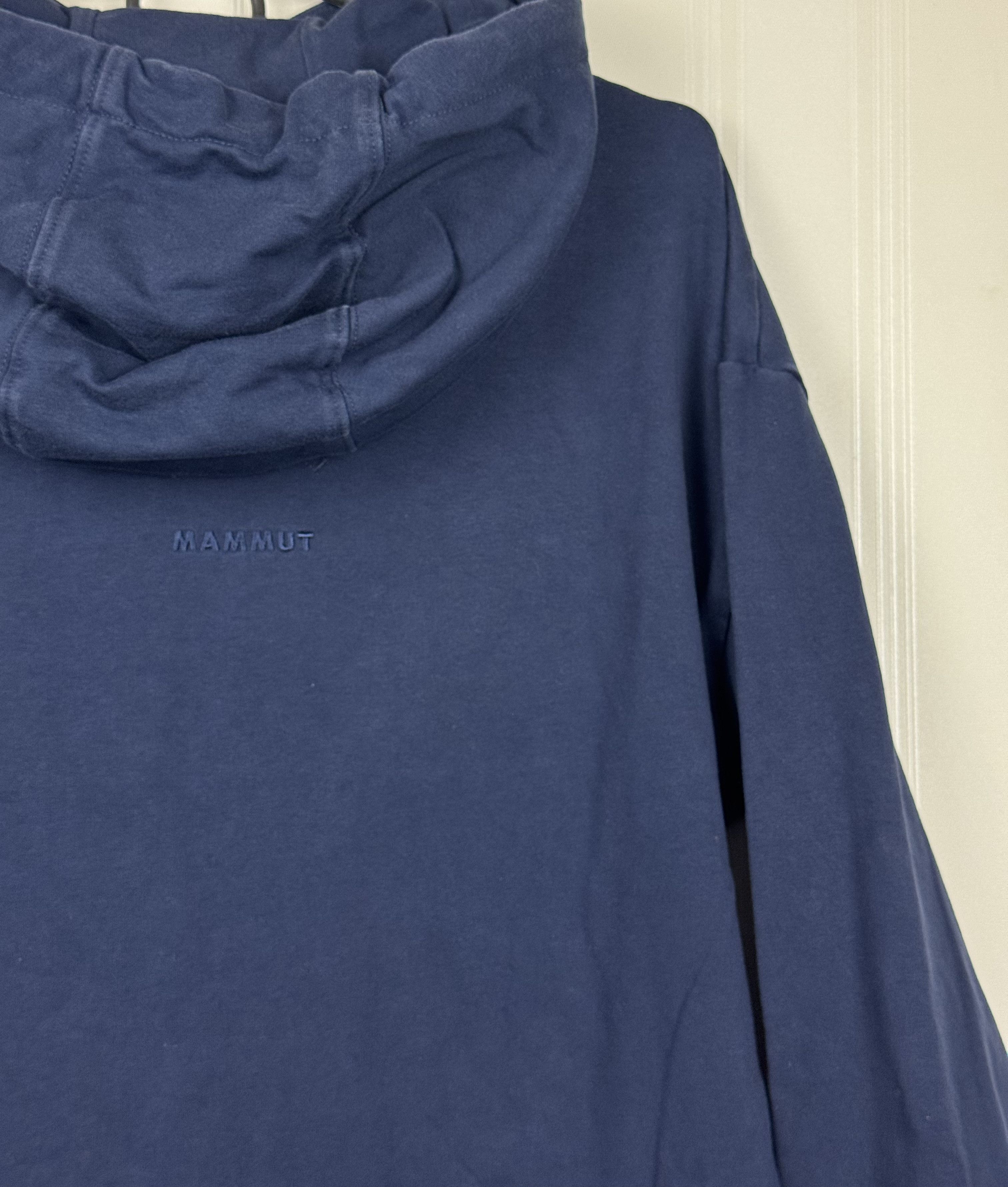 Mammut Mammut Blue Hoodie Size S Big Logo Size US S / EU 44-46 / 1 - 12 Thumbnail