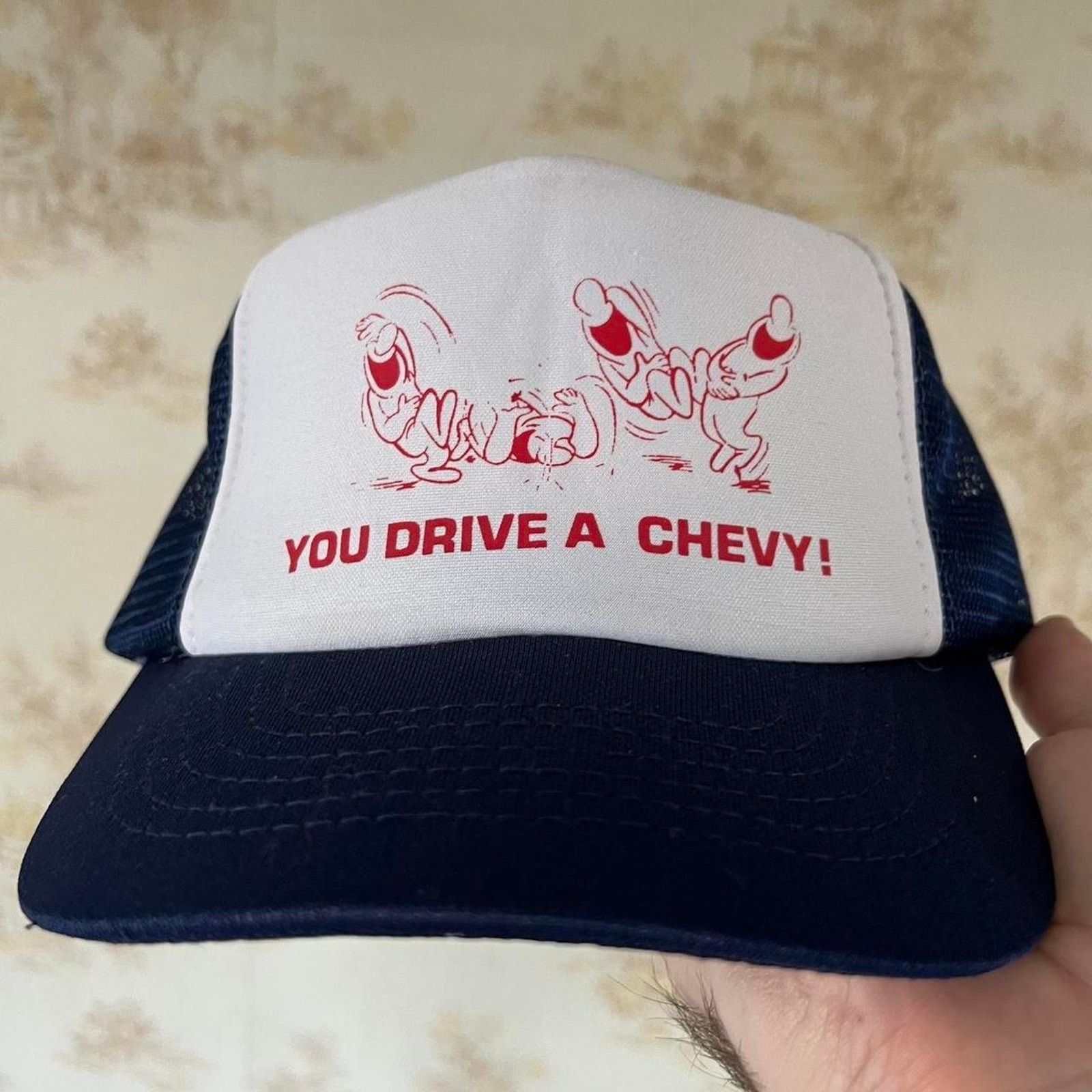 Vintage Vintage 80s Chevy Humor Trucker Hat | Snapback | M/L Size ONE SIZE - 1 Thumbnail