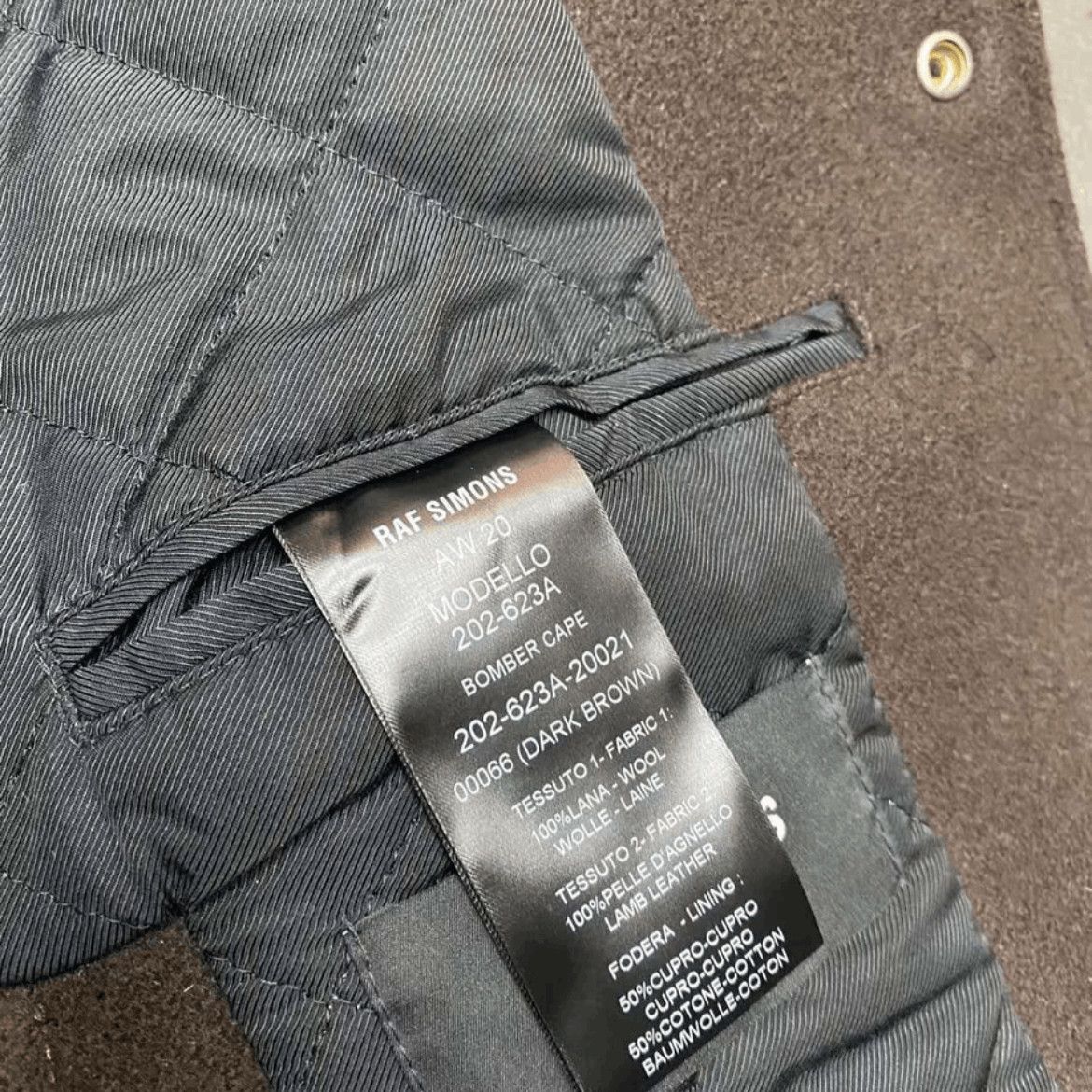 Raf Simons Sz 50 Raf Simons Bomber Cape Cotton Filled Jacket Size US M / EU 48-50 / 2 - 6 Thumbnail