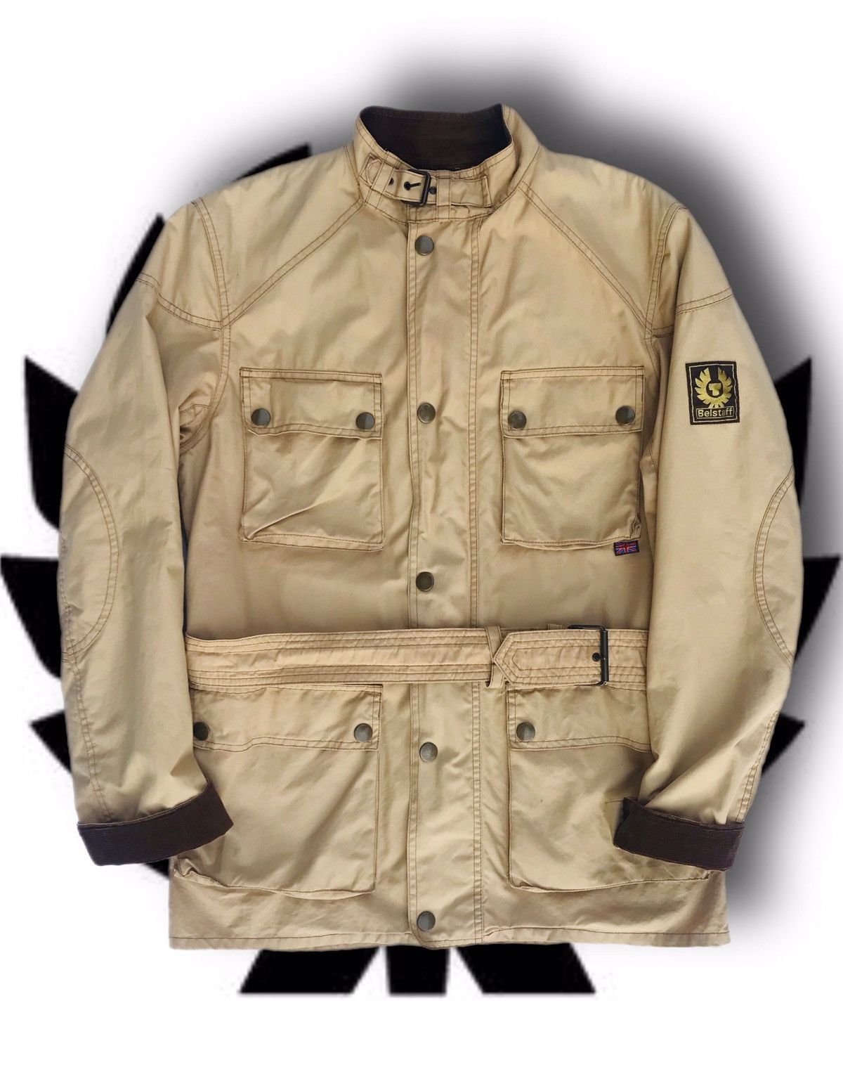 Barbour Belstaff Gold Rider Light Jacket Motorcycle Roadmaster Size US M / EU 48-50 / 2 - 2 Thumbnail