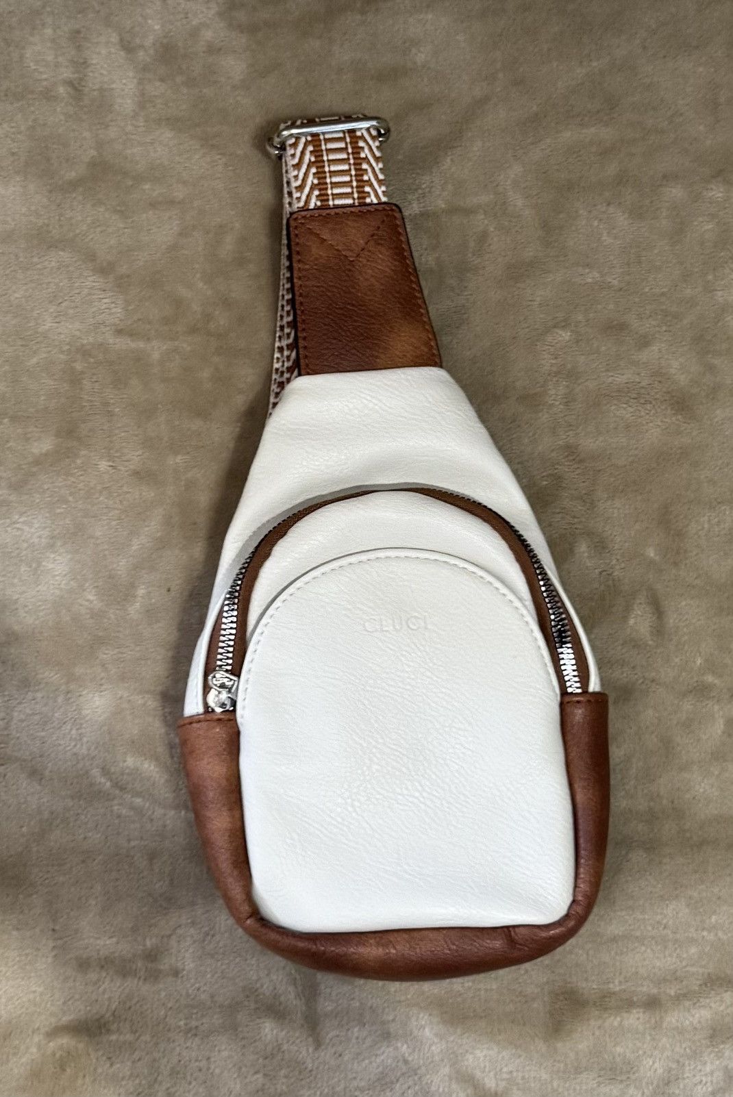 Other CLUCI Women’s Crossbody Bag Color White With Brown Size ONE SIZE - 1 Thumbnail