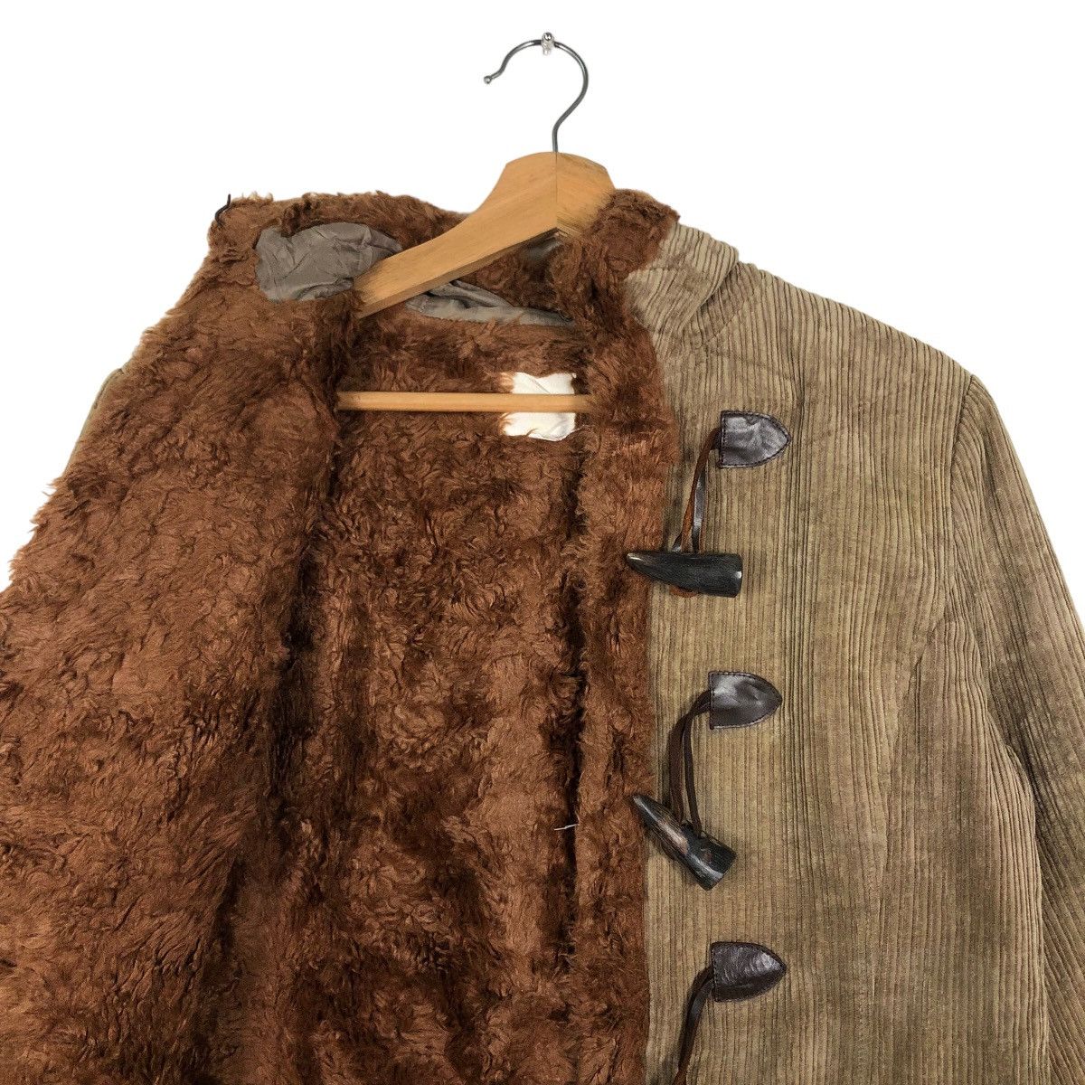 Japanese Brand 🔥Corduroy Duffle Jacket Mk Klein+ Japan Mink Fur Lining Size M / US 6-8 / IT 42-44 - 10 Thumbnail
