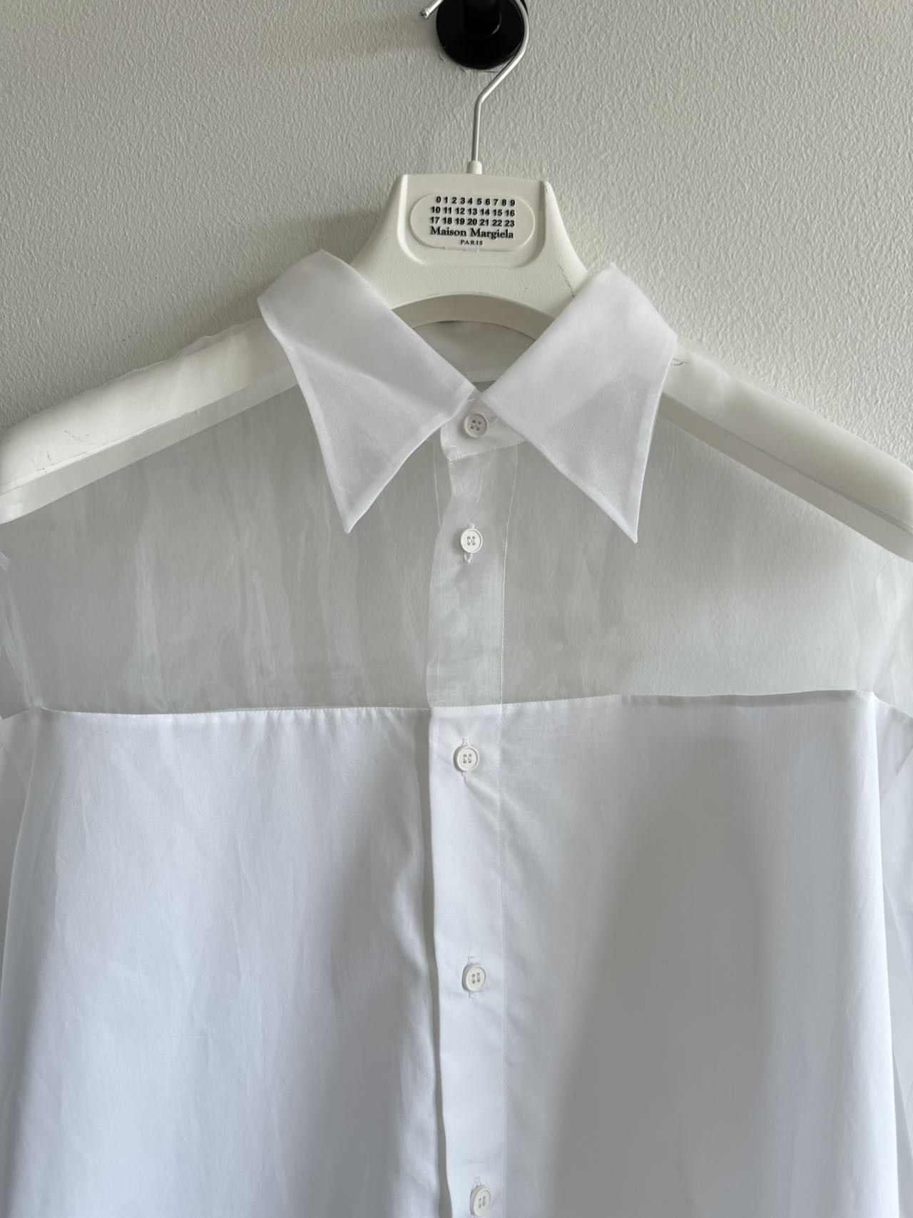 Maison Margiela Maison Margiela Cotton Polyester Button-Down Shirt Size M / US 6-8 / IT 42-44 - 3 Thumbnail