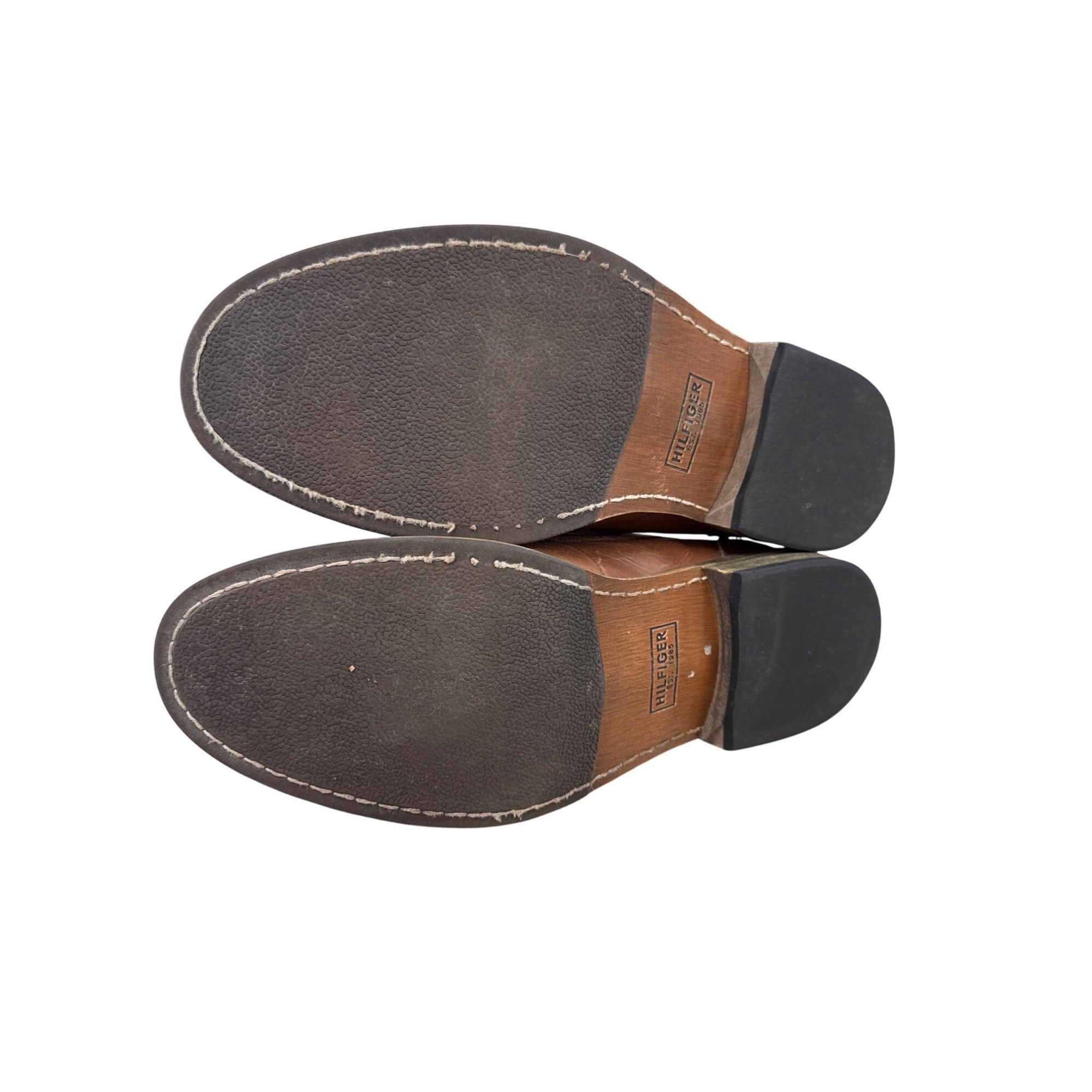 Tommy Hilfiger Tommy Hilfiger Stedman Mens Brown Leather Loafers Shoes SKU Size US 10.5 / EU 43-44 - 8 Thumbnail