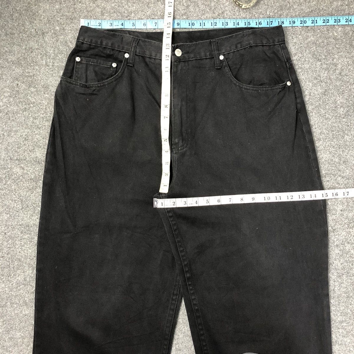 Ralph Lauren 💢Rare💢 Vintage RL RALPH LAUREN Baggy Denim Jeans Size US 36 / EU 52 - 3 Thumbnail