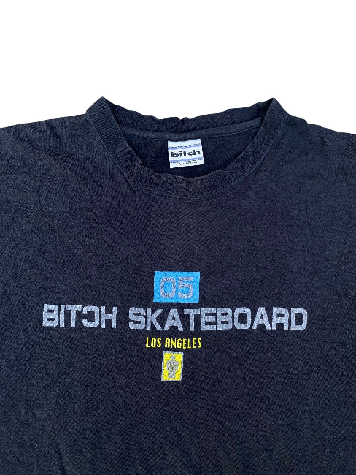Vintage Vintage 90s Bitch Skateboard Los Angeles Shirt. #C4 Size US XL / EU 56 / 4 - 2 Thumbnail