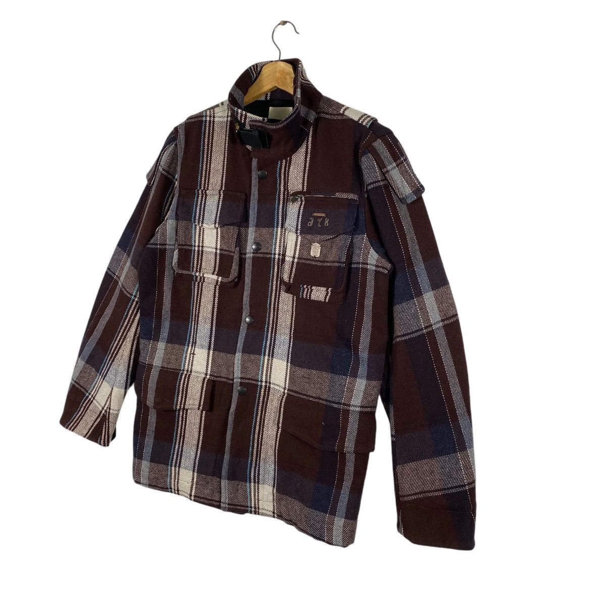 Diesel × Diesel Black Gold Vintage Diesel Wool Button/Zipper Jacket S Size Brown Colour Size US S / EU 44-46 / 1 - 3 Thumbnail