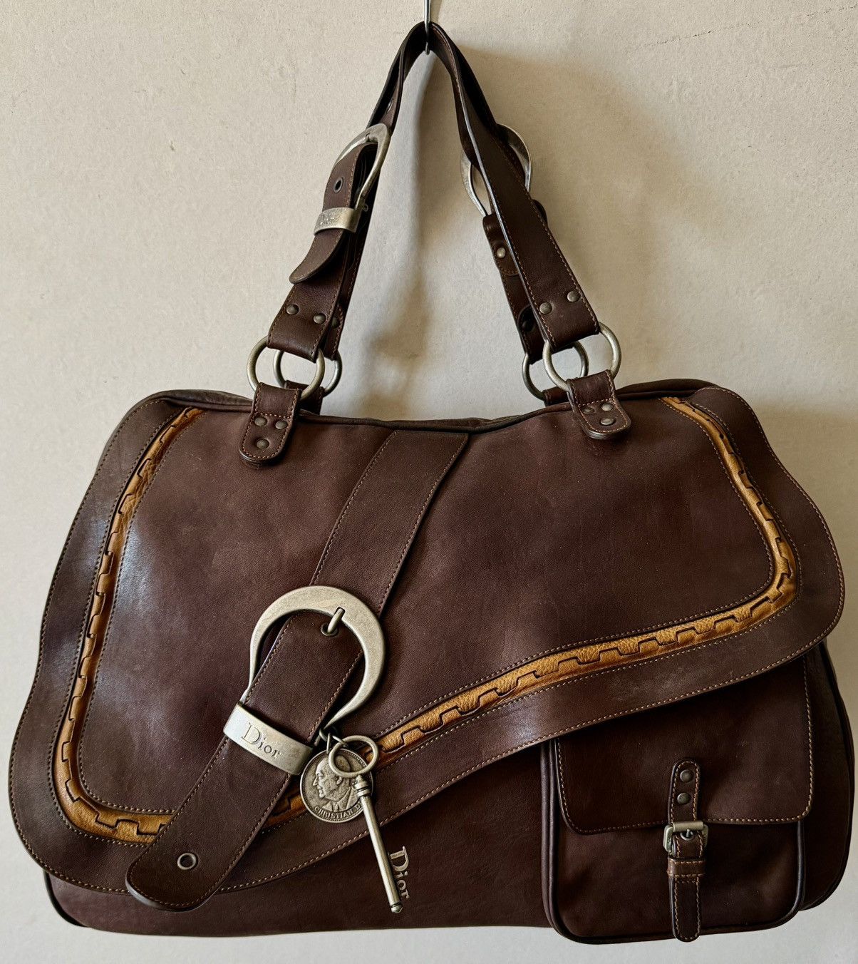 Dior Dior - John Galliano - SS2006 XL Gaucho - Saddle Work Bag Size ONE SIZE - 1 Thumbnail