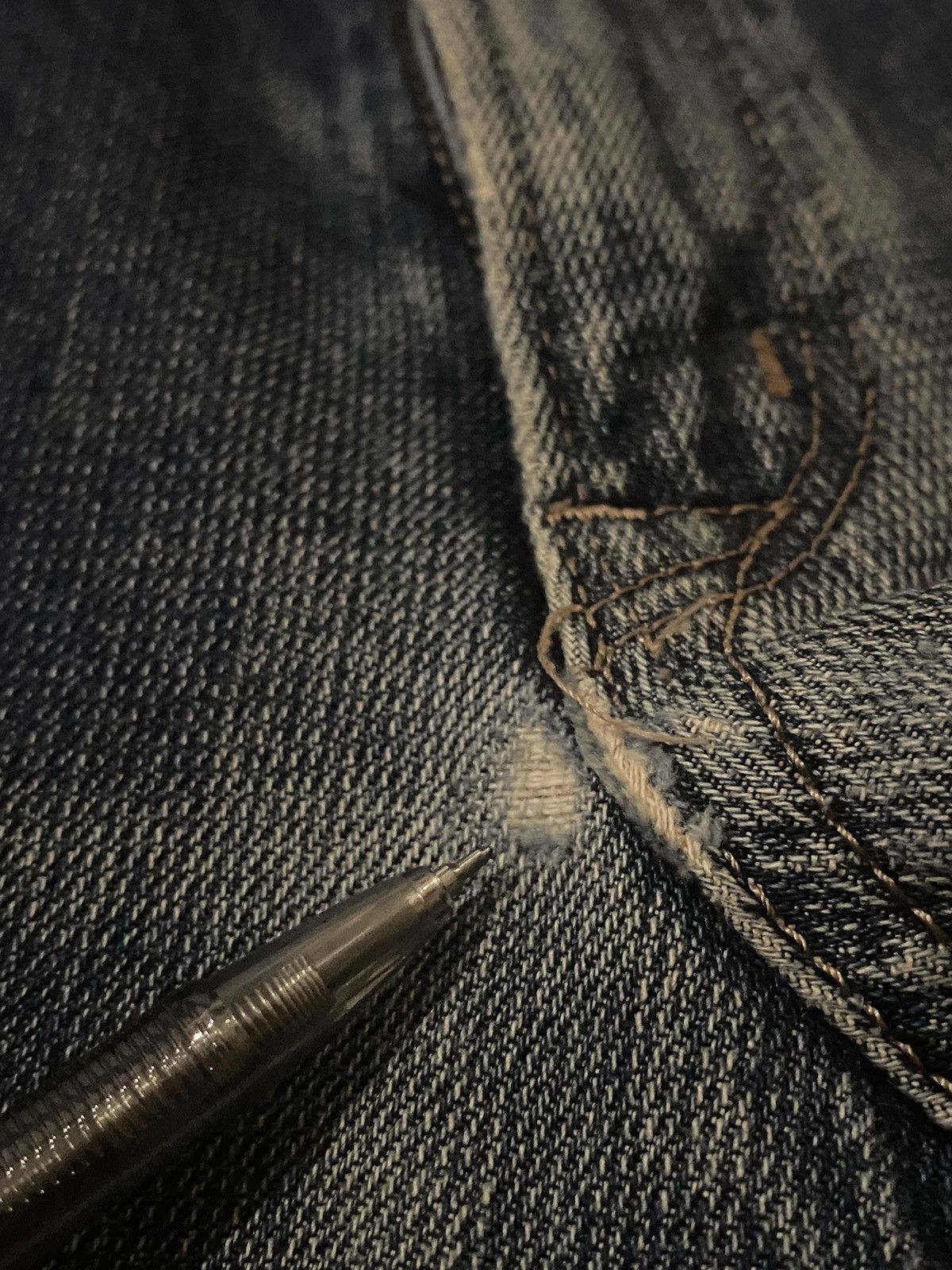 Edwin × Vintage Vintage Edwin E Function Japan Wash Straight Cut Jeans Denim Size US 32 / EU 48 - 16 Thumbnail
