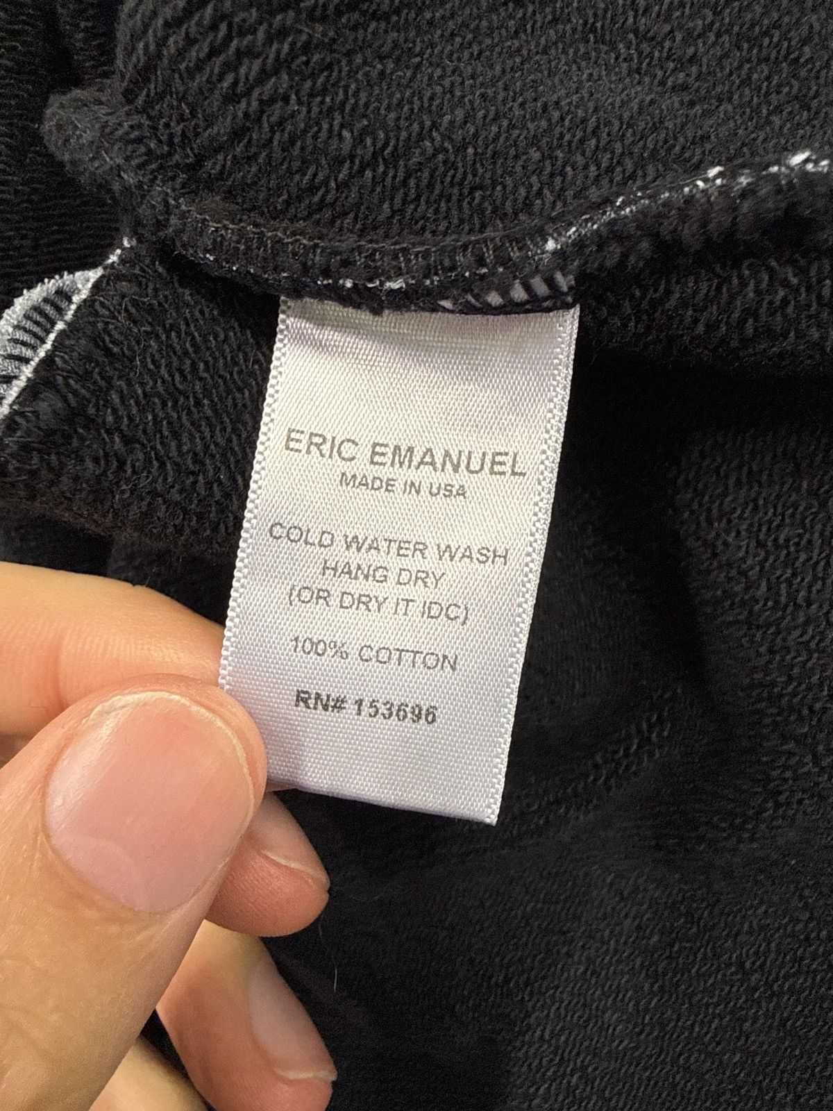 Eric Emanuel Eric Emanuel Black Sweat Shorts Size US 34 / EU 50 - 3 Thumbnail