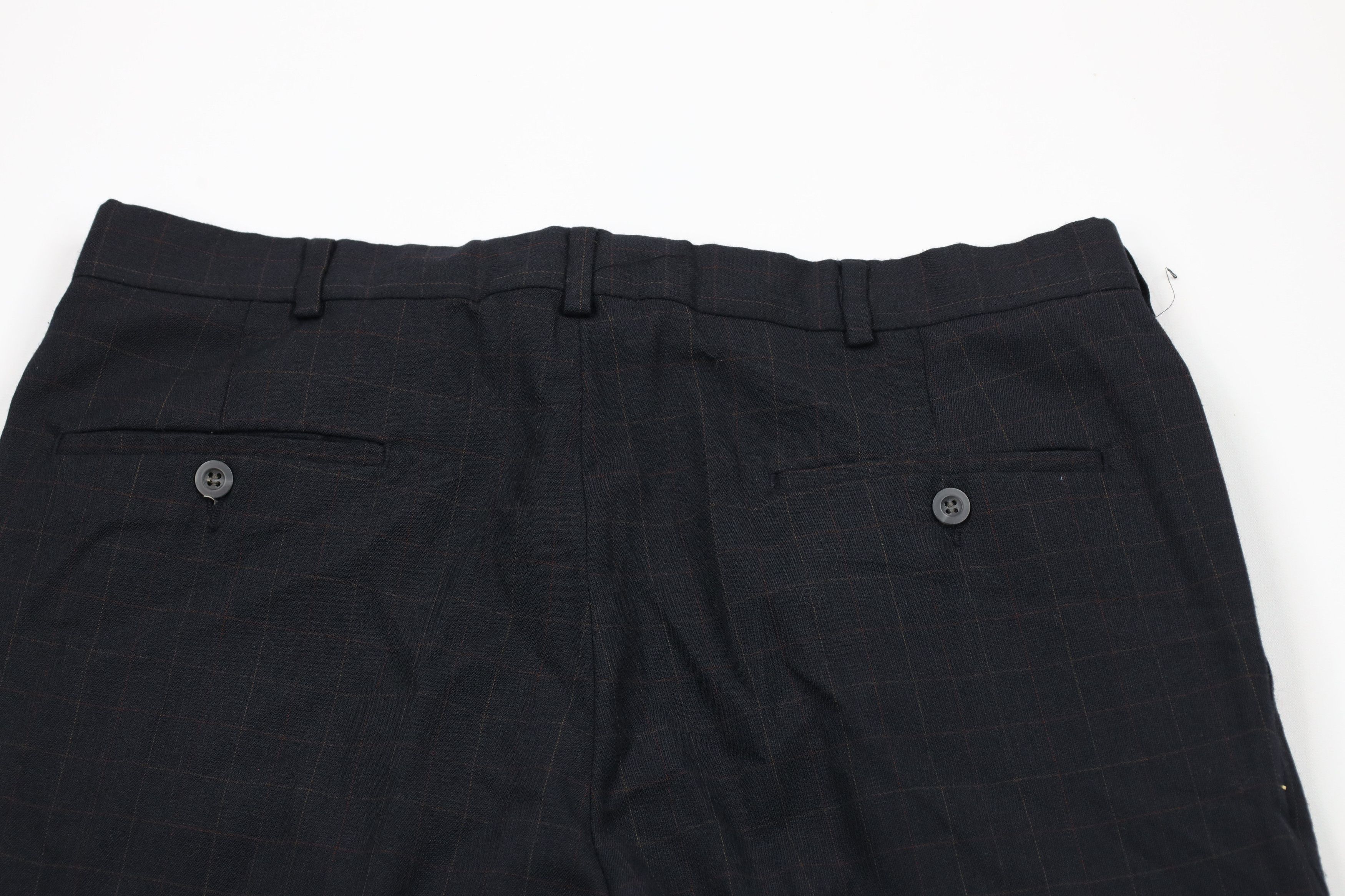 Vintage Vintage 90s Streetwear Cuffed Worsted Wool Chino Pants Plaid Size US 34 / EU 50 - 10 Thumbnail